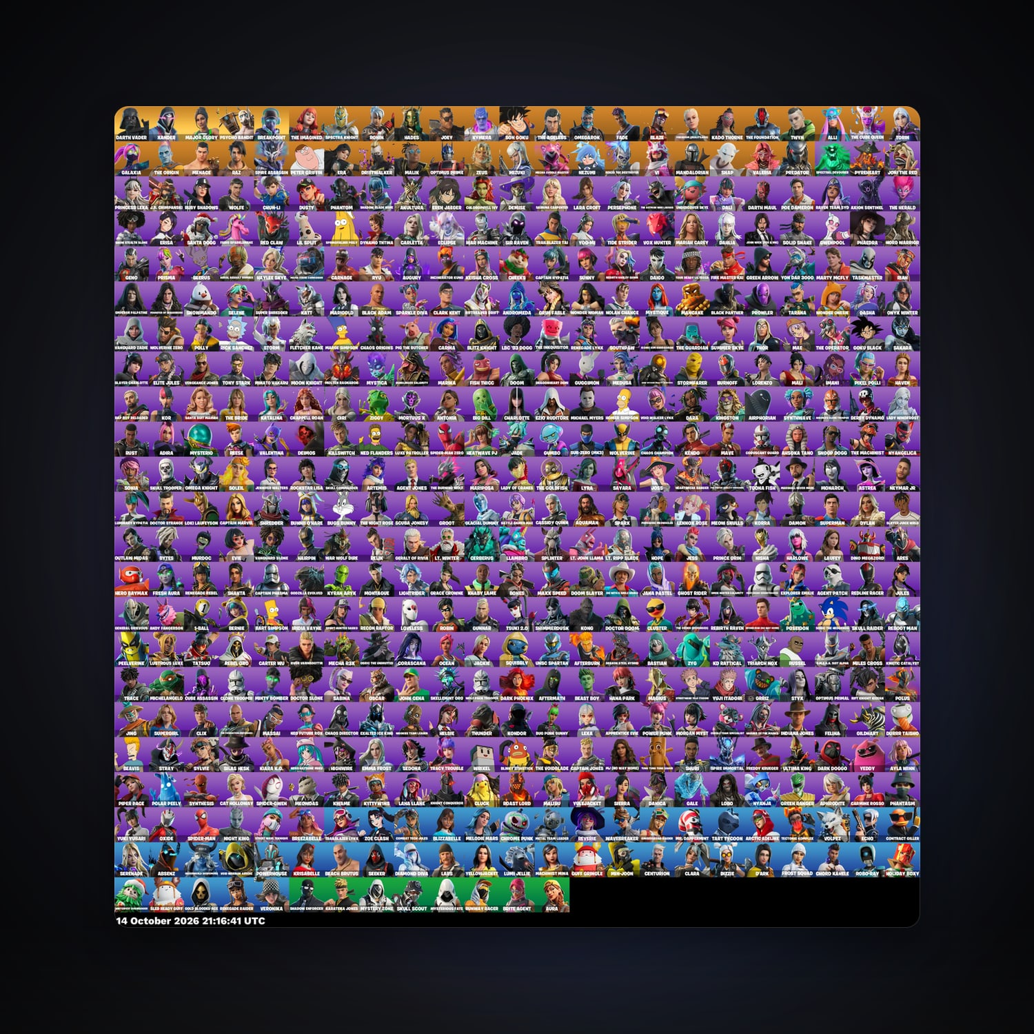 The Imagined · Spectra Knight | 519 Skins | 2K V-Bucks | Level 6319 | 1.9K Wins