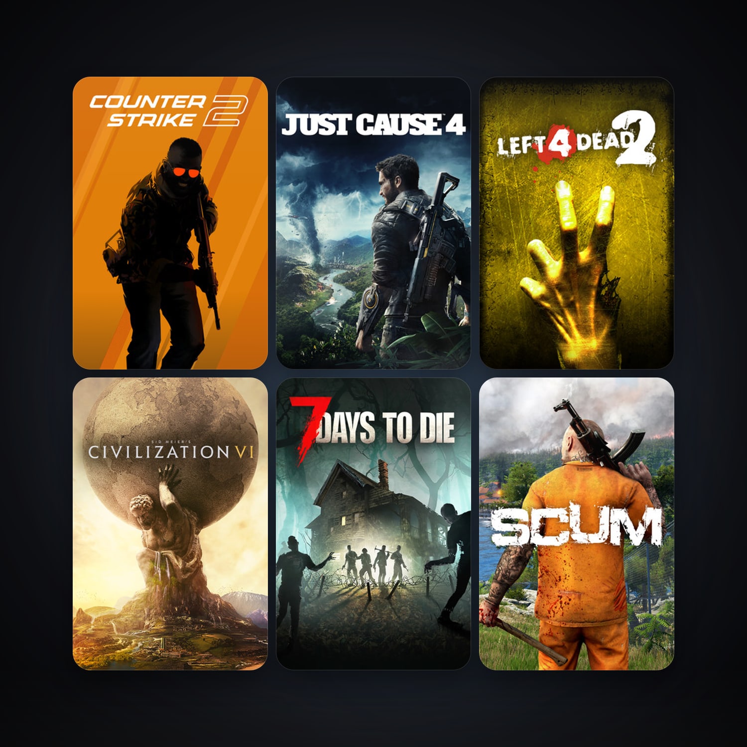 حساب ستيم فلين، Left 4 Dead 2 وCS2 Prime، 92 لعبة، لفل 16، صامد واضح — HabibiAccounts