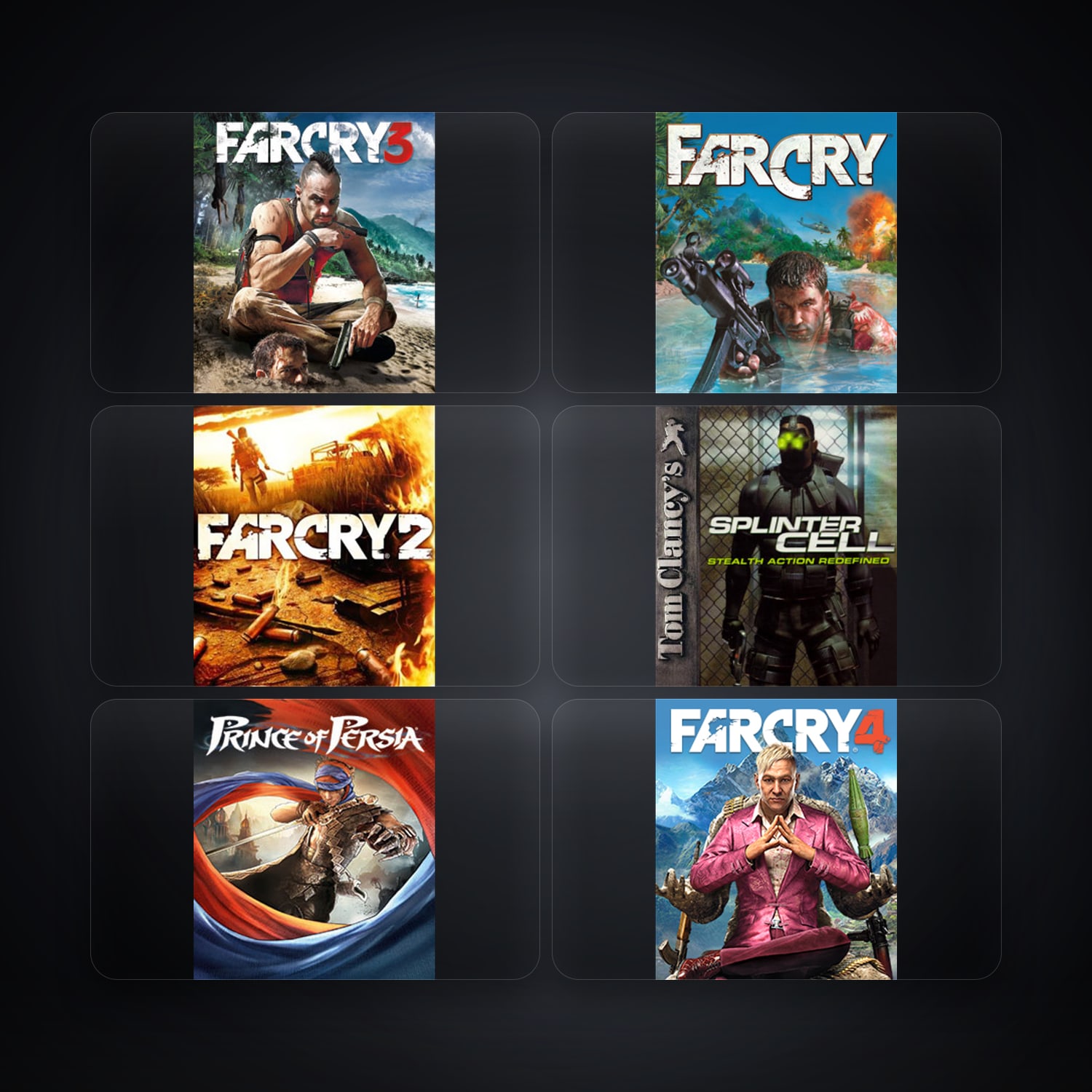 Ubisoft account — Far Cry 3 Deluxe Edition + Far Cry — BE — 10 games — HabibiAccounts
