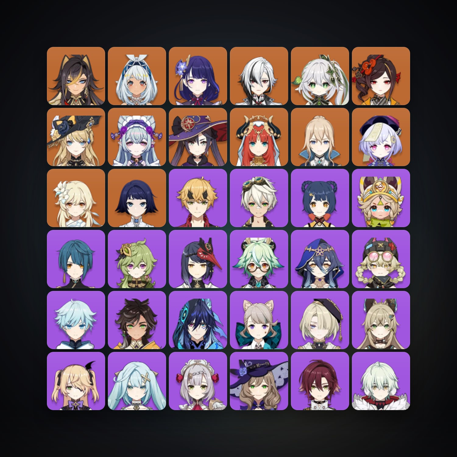 Genshin Impact account — AR 56 | 53 Chars | 12× 5★ — HabibiAccounts