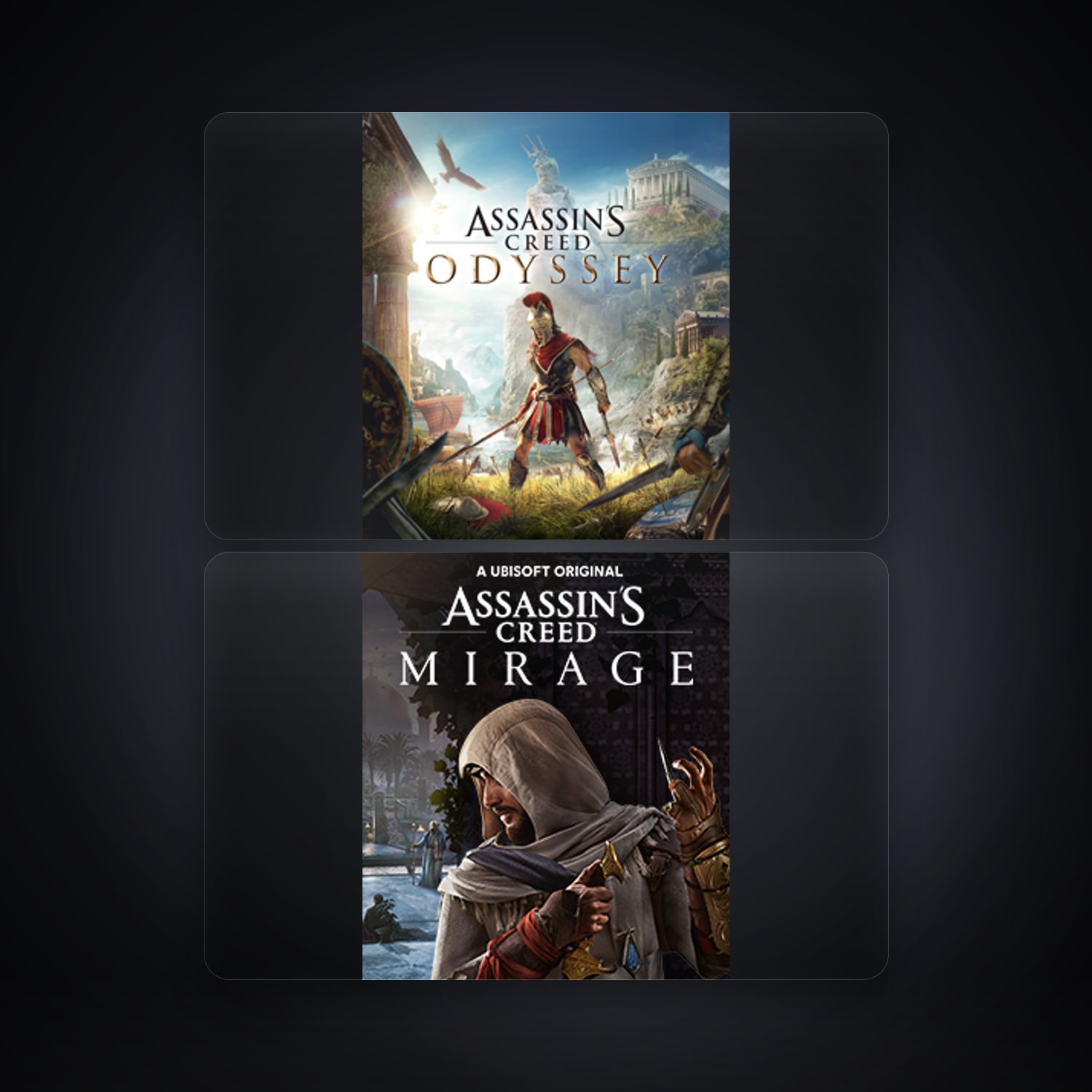Ubisoft account — Assassin's Creed Odyssey + Assassin's Creed Mirage — ZA — HabibiAccounts