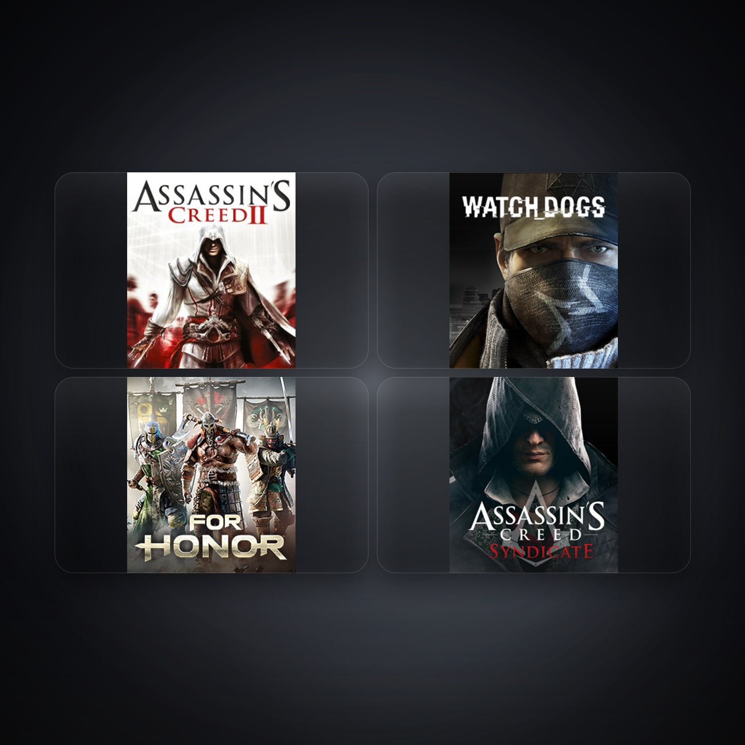 Ubisoft account — Assassin's Creed II + Watch_Dogs — JP — 5 games — HabibiAccounts