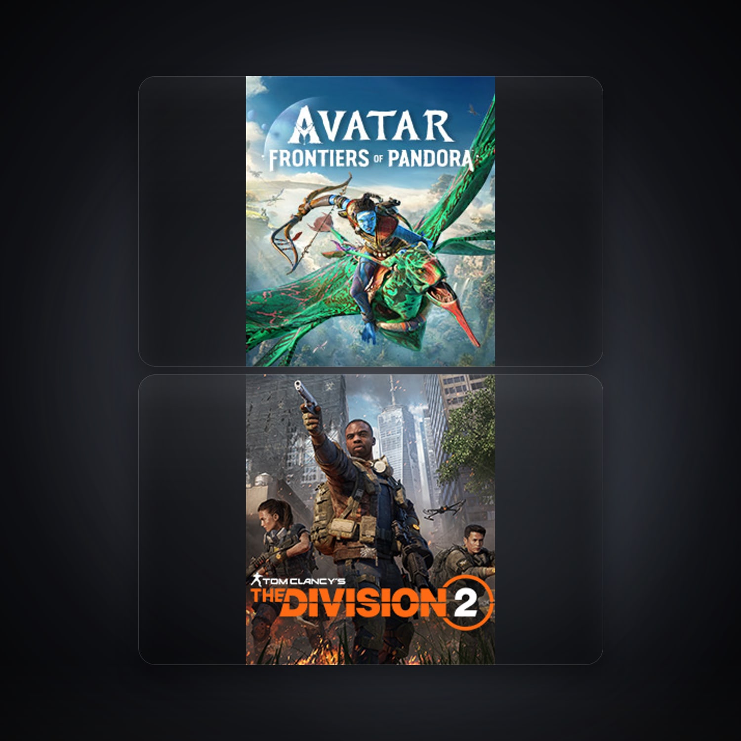 Ubisoft account — Avatar Frontiers of Pandora + Tom Clancy's The Division 2 — CL — HabibiAccounts