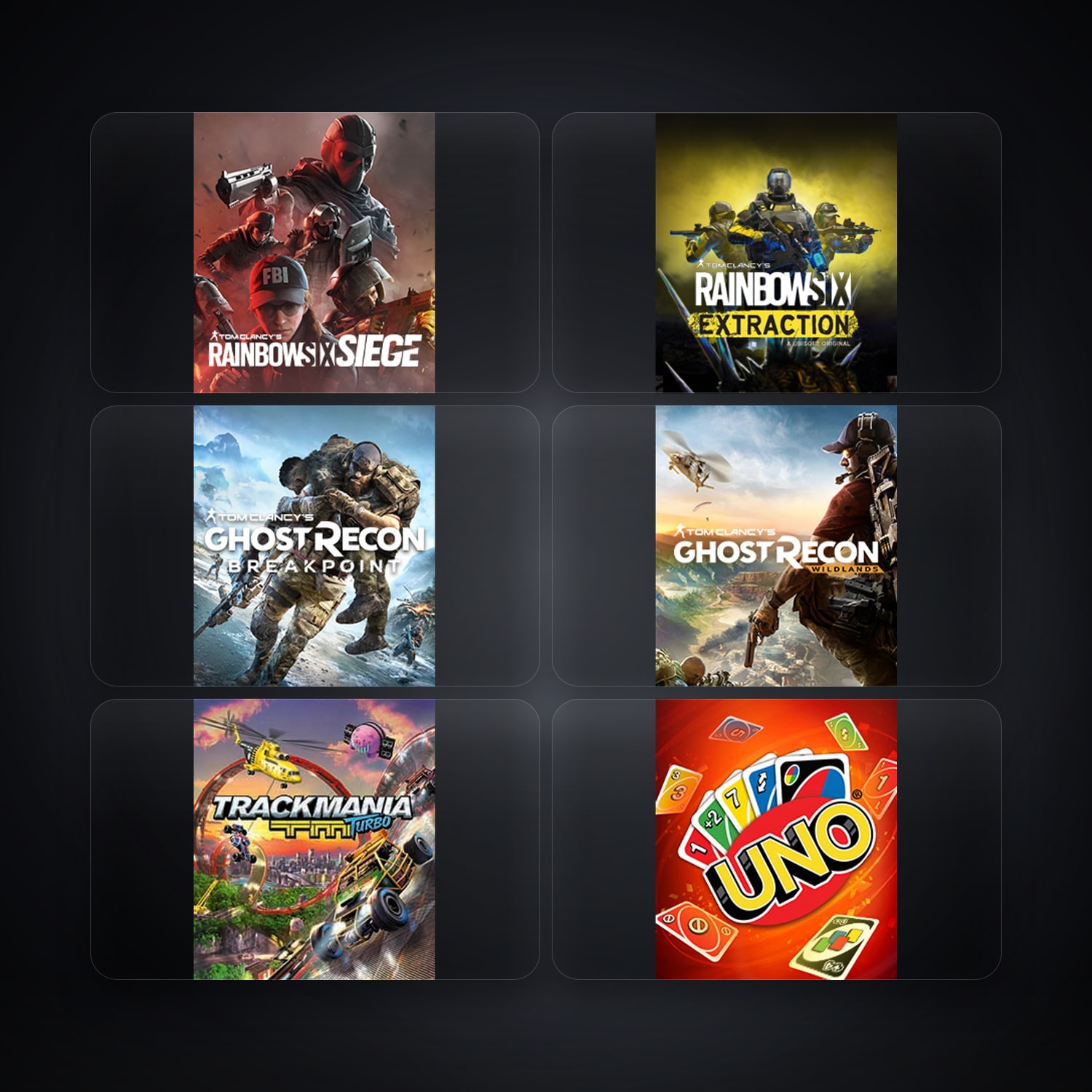حساب يوبيسوفت فيه Tom Clancy's Rainbow Six Siege (Steam) وTom Clancy's Rainbow Six Extraction، DE، 6 ألعاب — HabibiAccounts