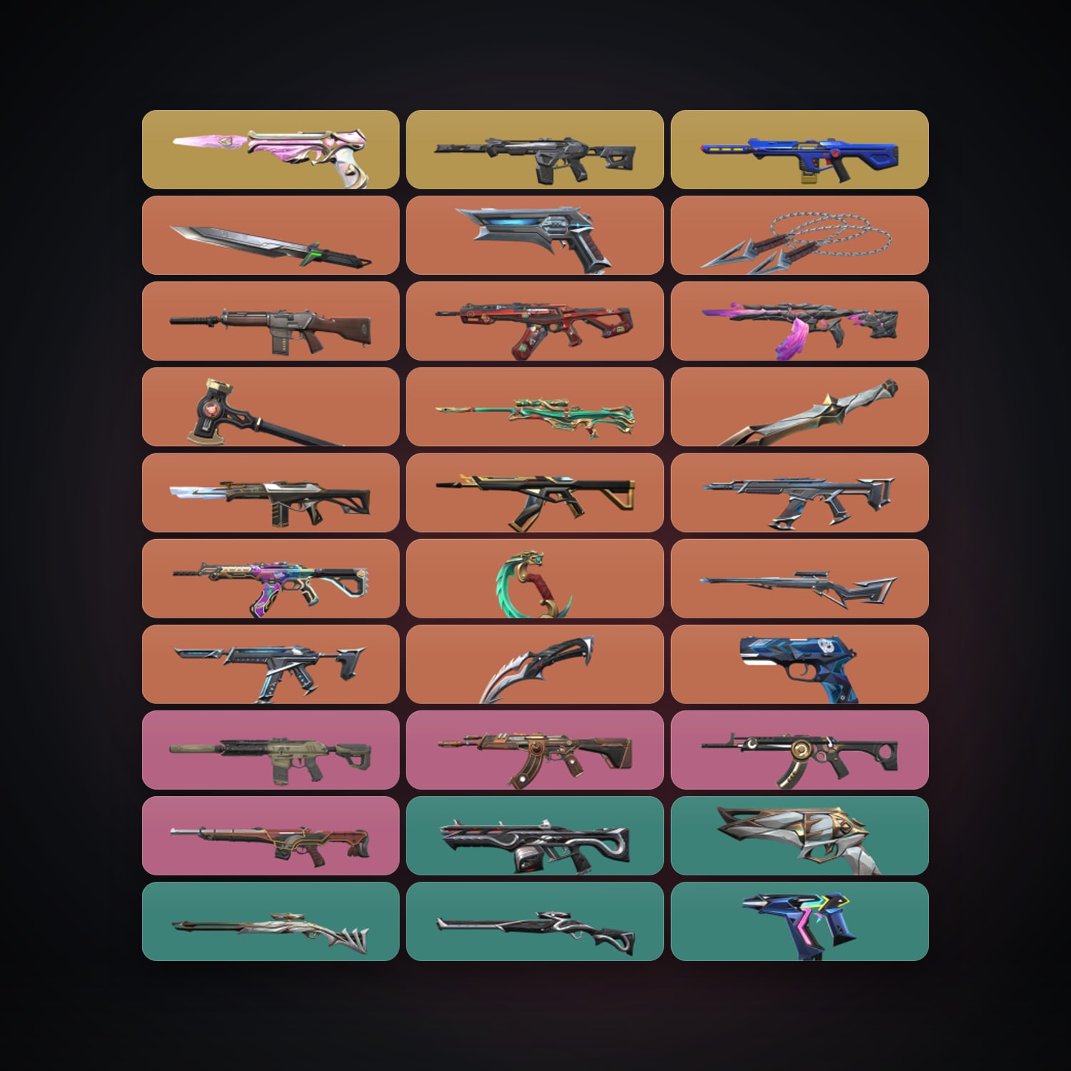 Valorant account: EU Plat 1 locker — 6 knives, 80 skins, lvl 238 — 179 LoL champions, 112 LoL skins — HabibiAccounts