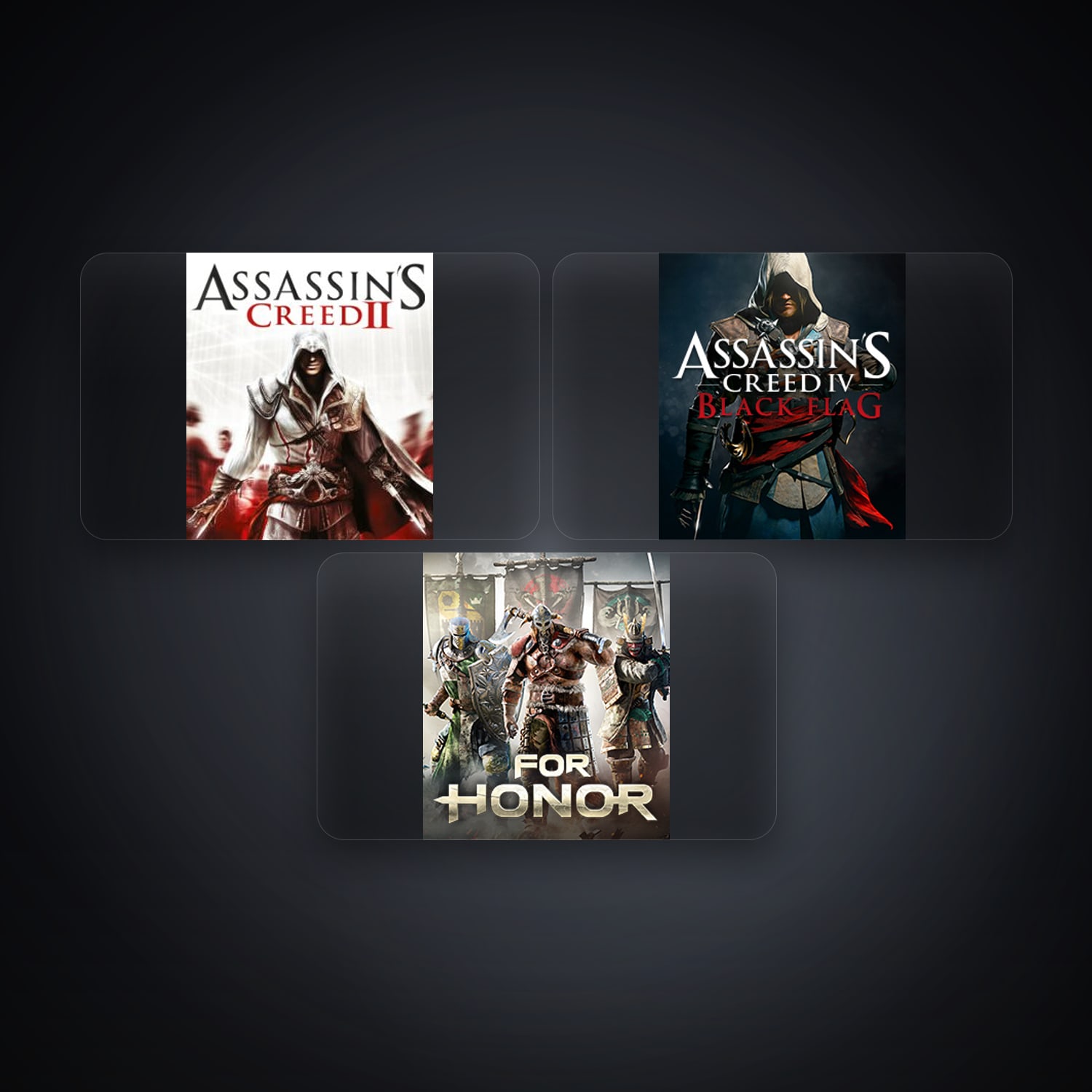 Ubisoft account — Assassin's Creed II + Assassin’s Creed IV Black Flag — PL — 3 games — HabibiAccounts