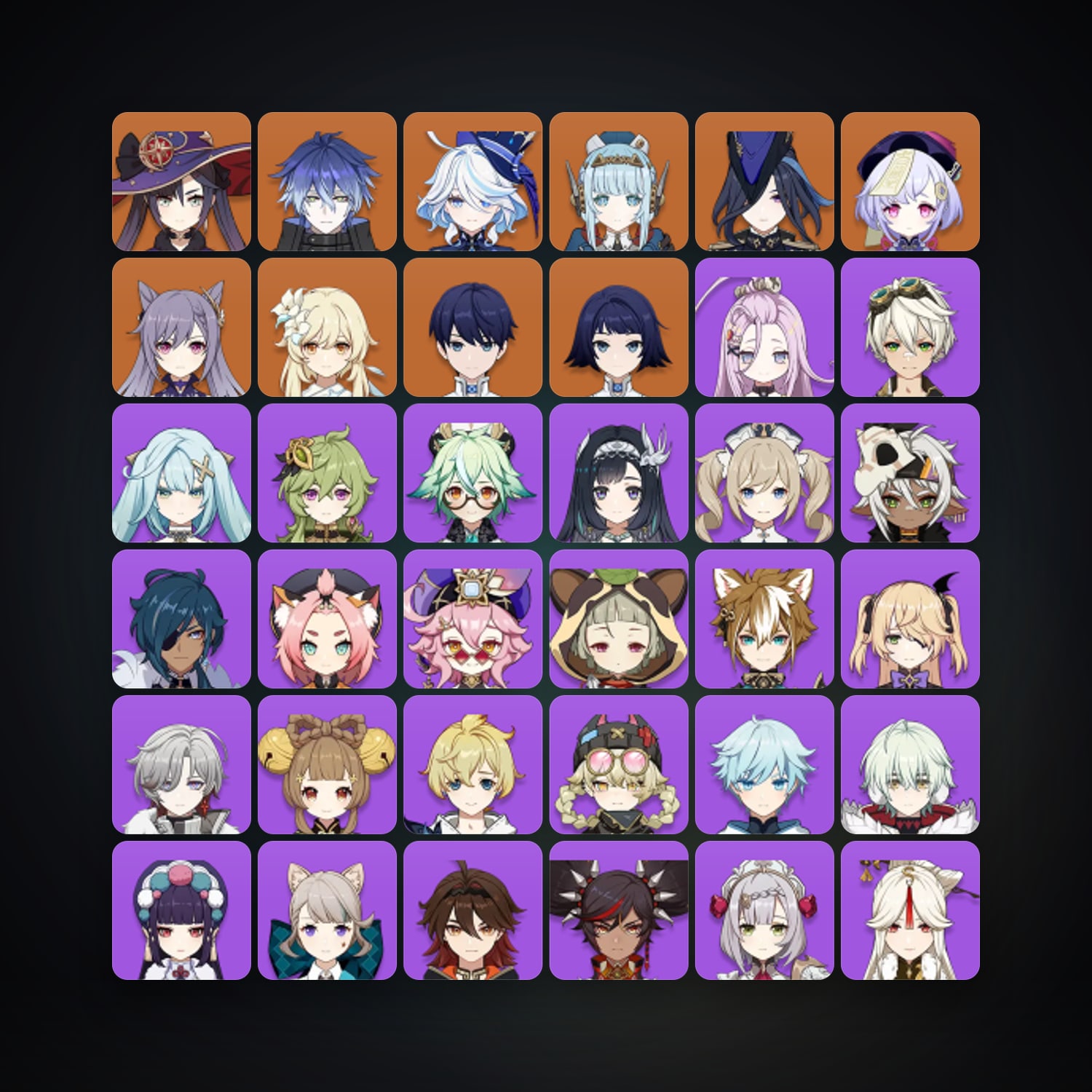 Genshin Impact | AR 53 | 39 Chars | 7× 5★ — Genshin / miHoYo Account — HabibiAccounts