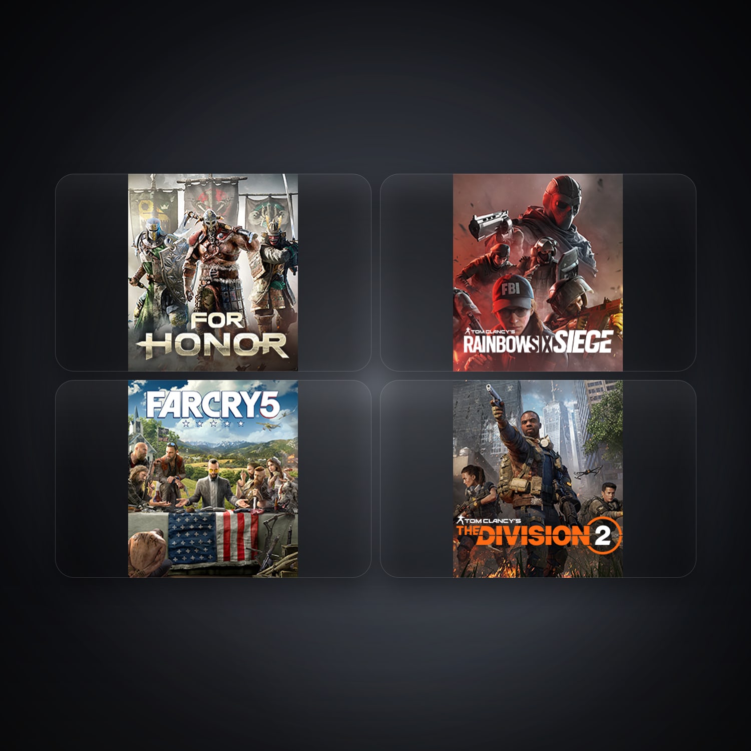 Ubisoft account — For Honor + Tom Clancy's Rainbow Six Siege — PL — 5 games — HabibiAccounts