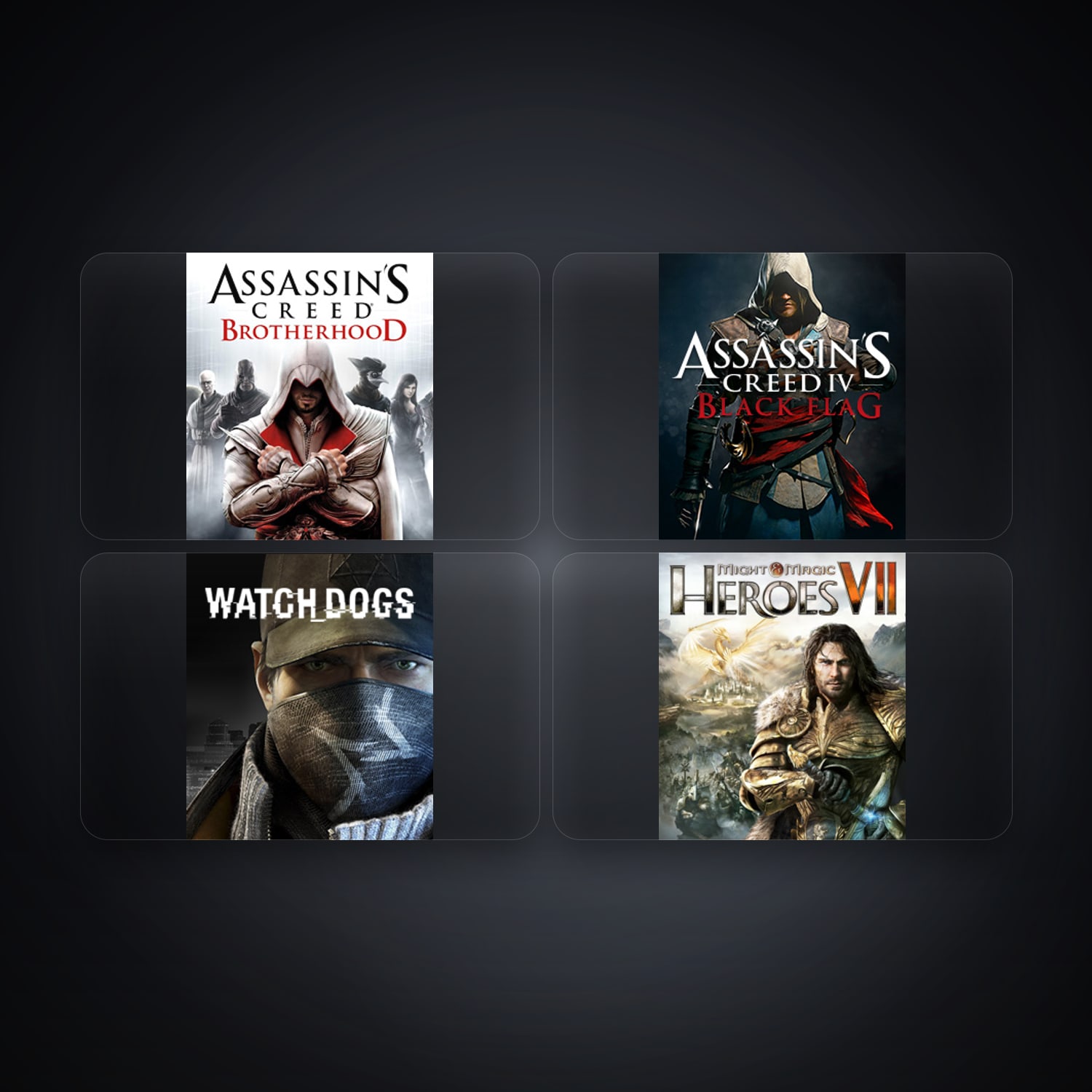 Ubisoft account — Assassin's Creed Brotherhood + Assassin’s Creed IV Black Flag — PL — 5 games — HabibiAccounts