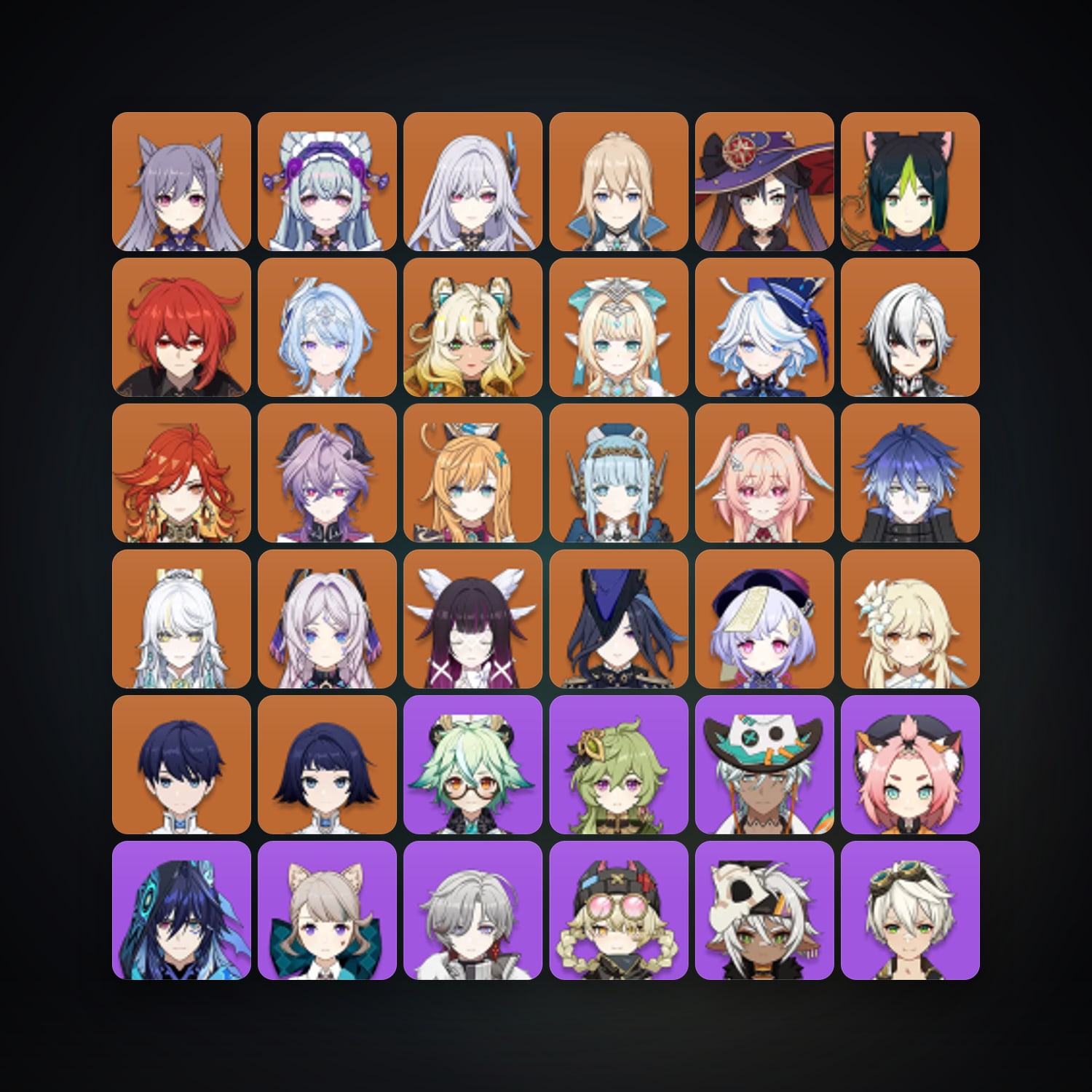 حساب جينشن إمباكت — AR 60 | 73 شخصية | 23× 5★ — HabibiAccounts