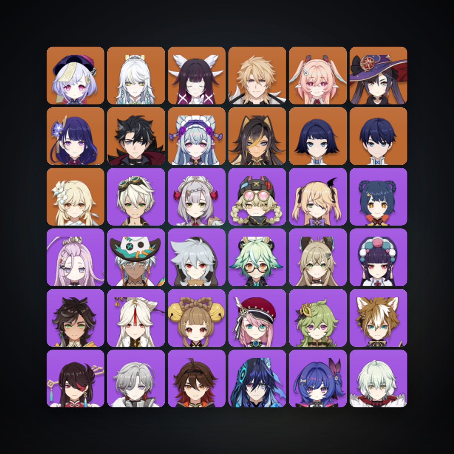 Genshin Impact | AR 56 | 50 Chars | 10× 5★ — Genshin / miHoYo Account — HabibiAccounts