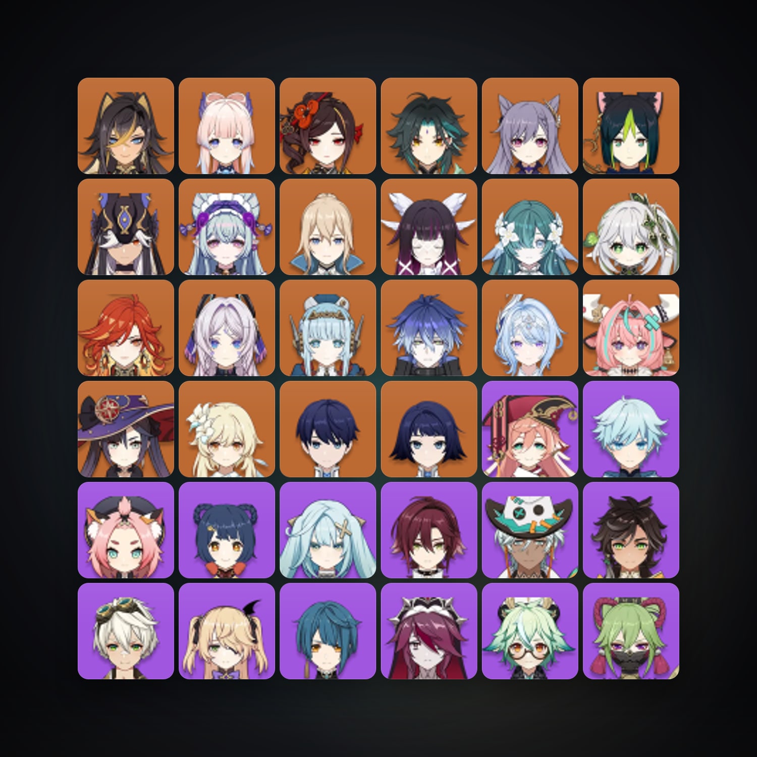 حساب جينشن إمباكت — AR 59 | 66 شخصية | 19× 5★ — HabibiAccounts