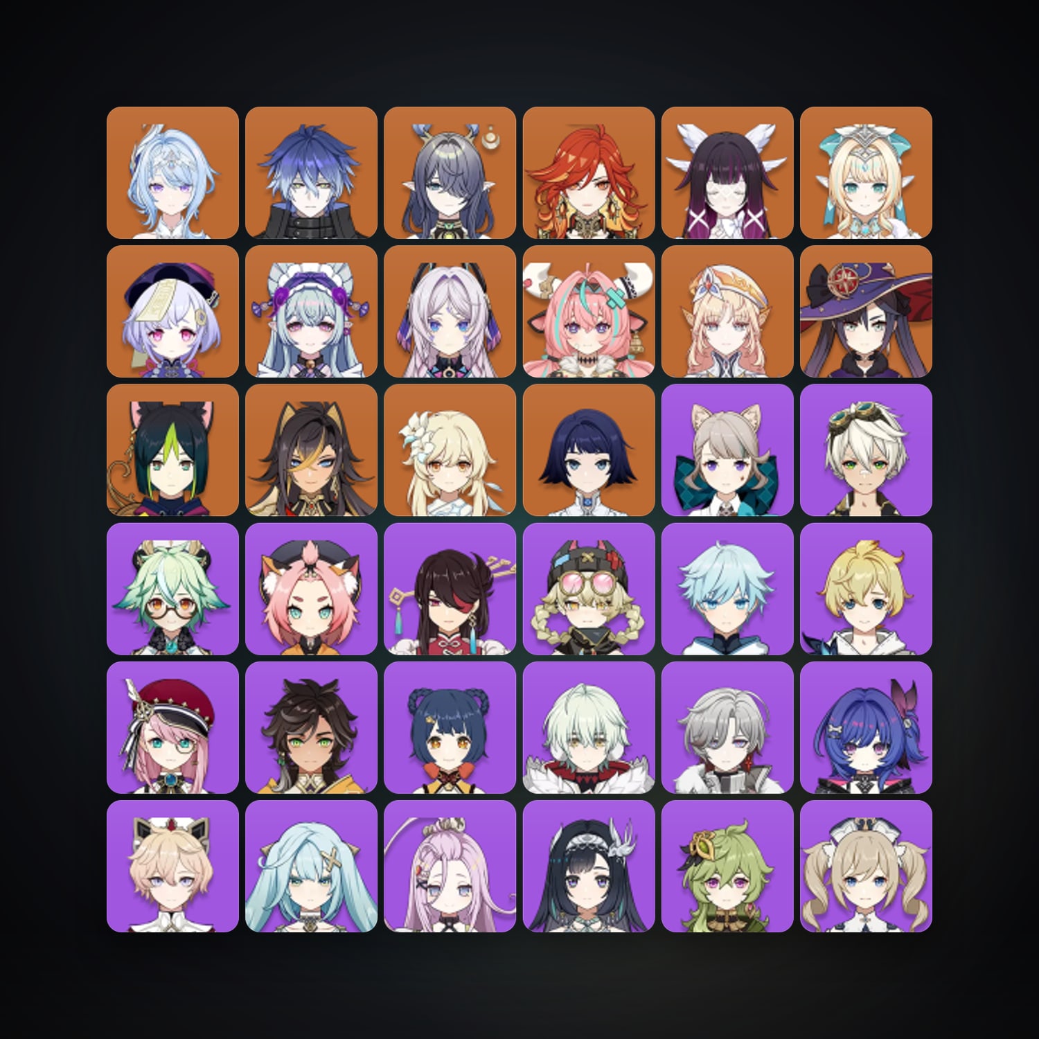 Genshin Impact | AR 57 | 52 Chars | 14× 5★ — Genshin / miHoYo Account — HabibiAccounts