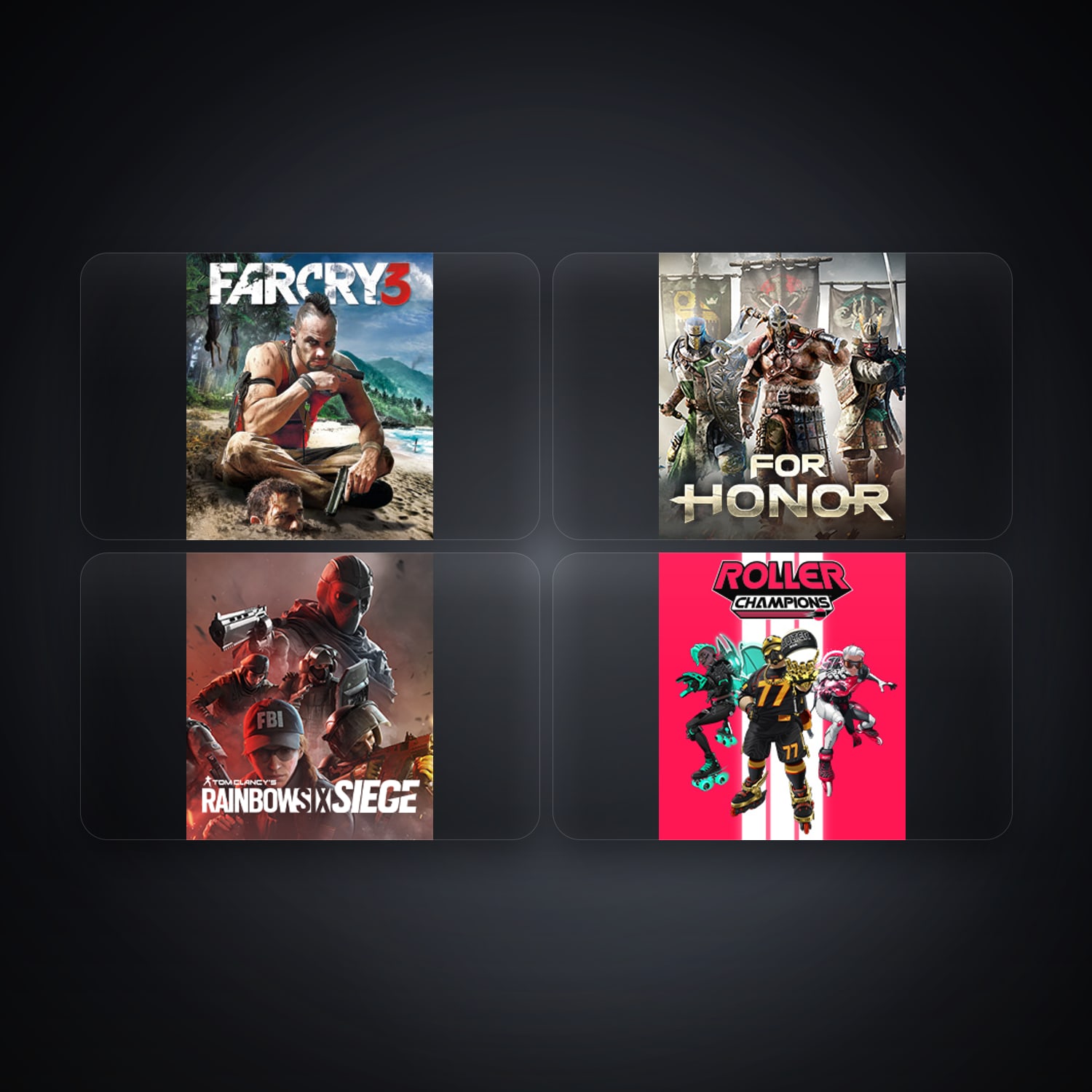 Ubisoft account — Far Cry 3 Deluxe Edition + For Honor — IT — 4 games — HabibiAccounts