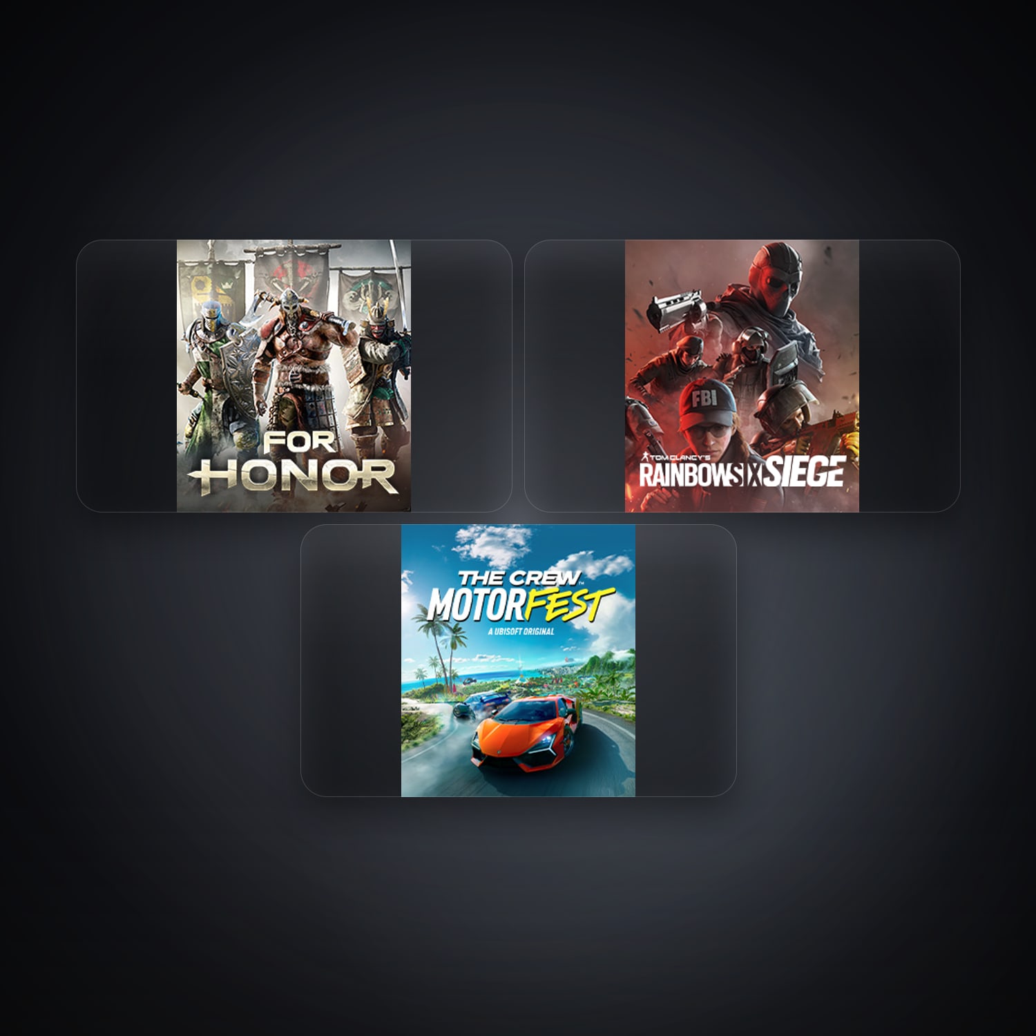 Ubisoft account — For Honor + Tom Clancy's Rainbow Six Siege (Steam) — PT — 3 games — HabibiAccounts