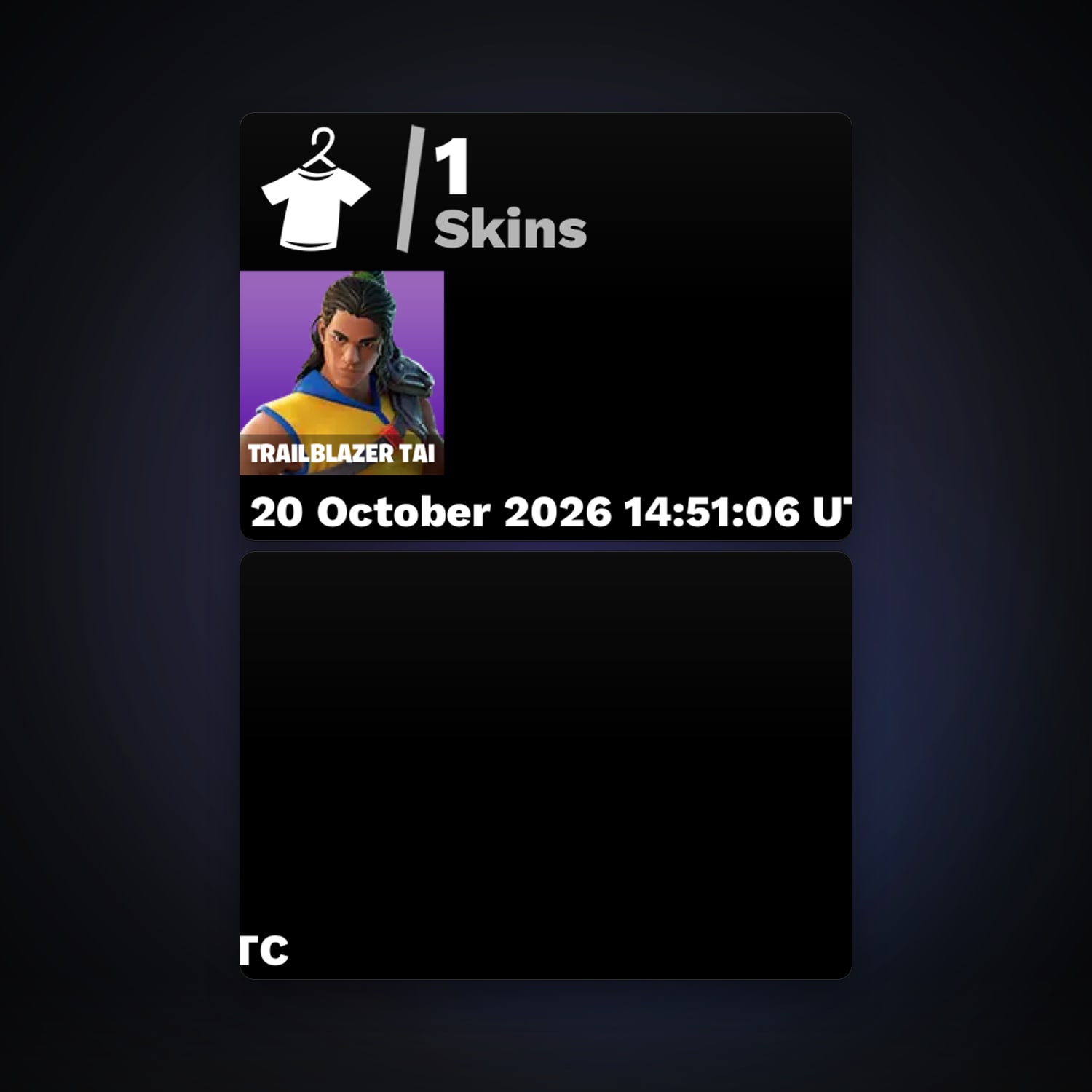 Fortnite account with Trailblazer Tai — 1 skin — lvl 38 — HabibiAccounts