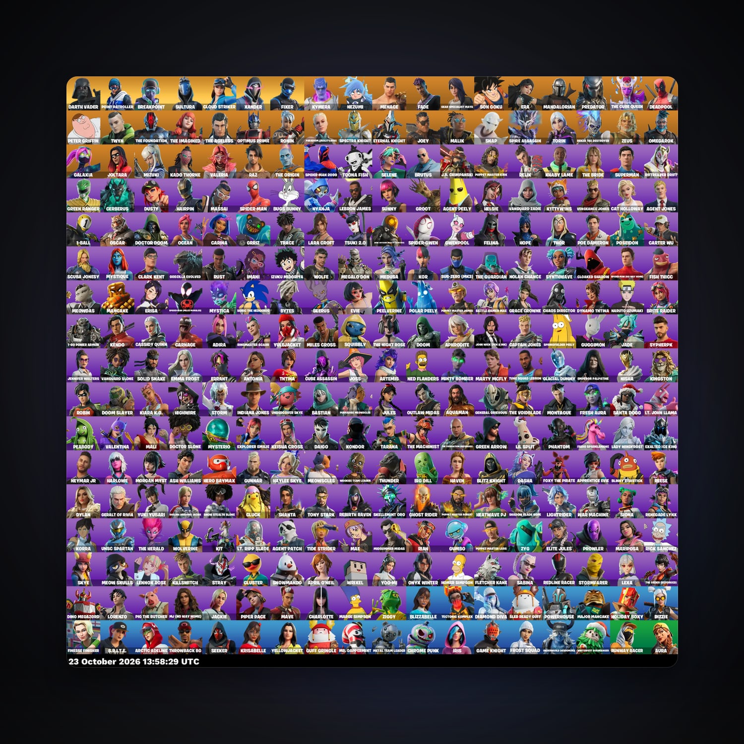 Fortnite account with Kymera & Nezumi — 306 skins — 1.6K V-Bucks — lvl 4075 — HabibiAccounts