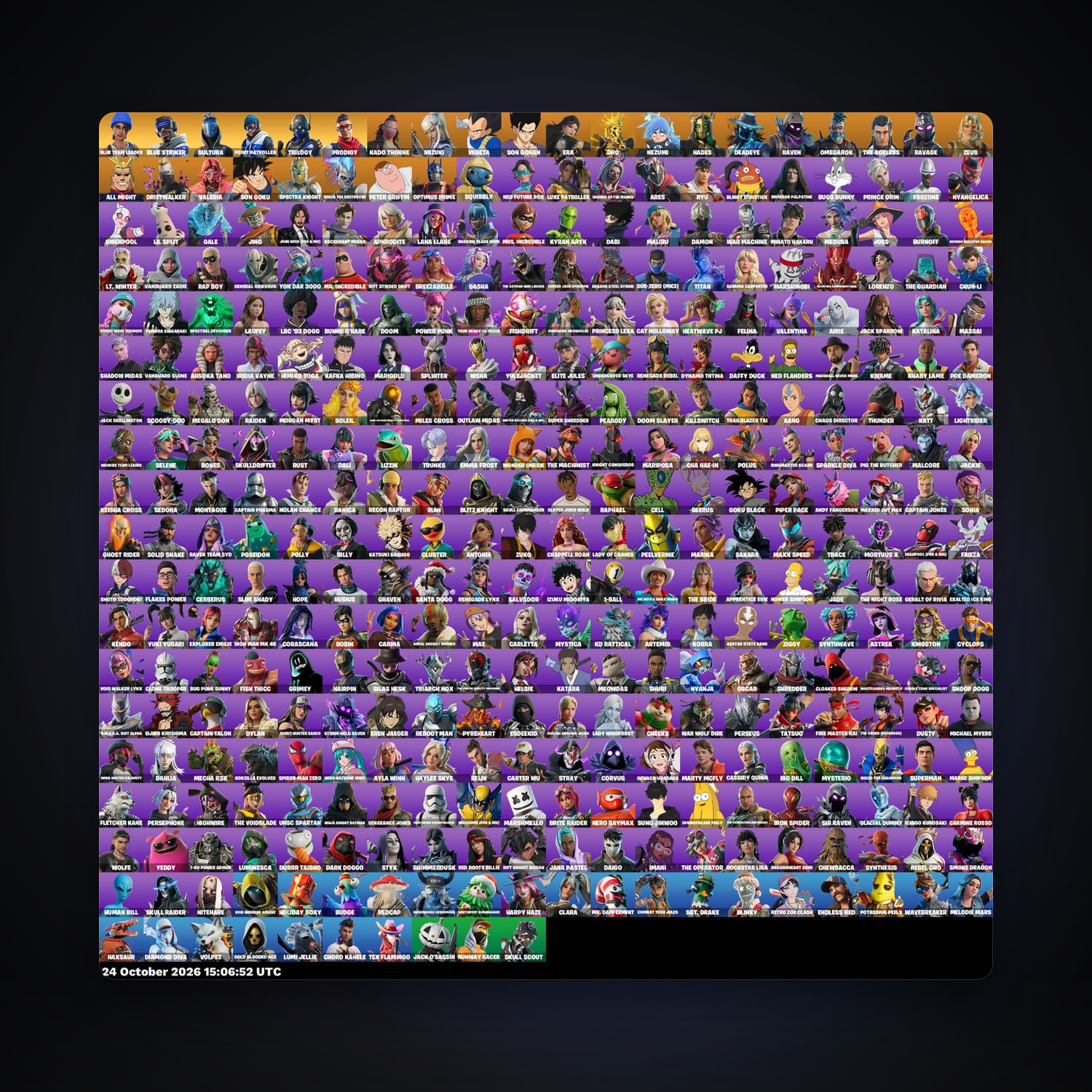 Kado Thorne · Mizuki | 370 Skins | 300 V-Bucks | Level 4695 | 548 Wins
