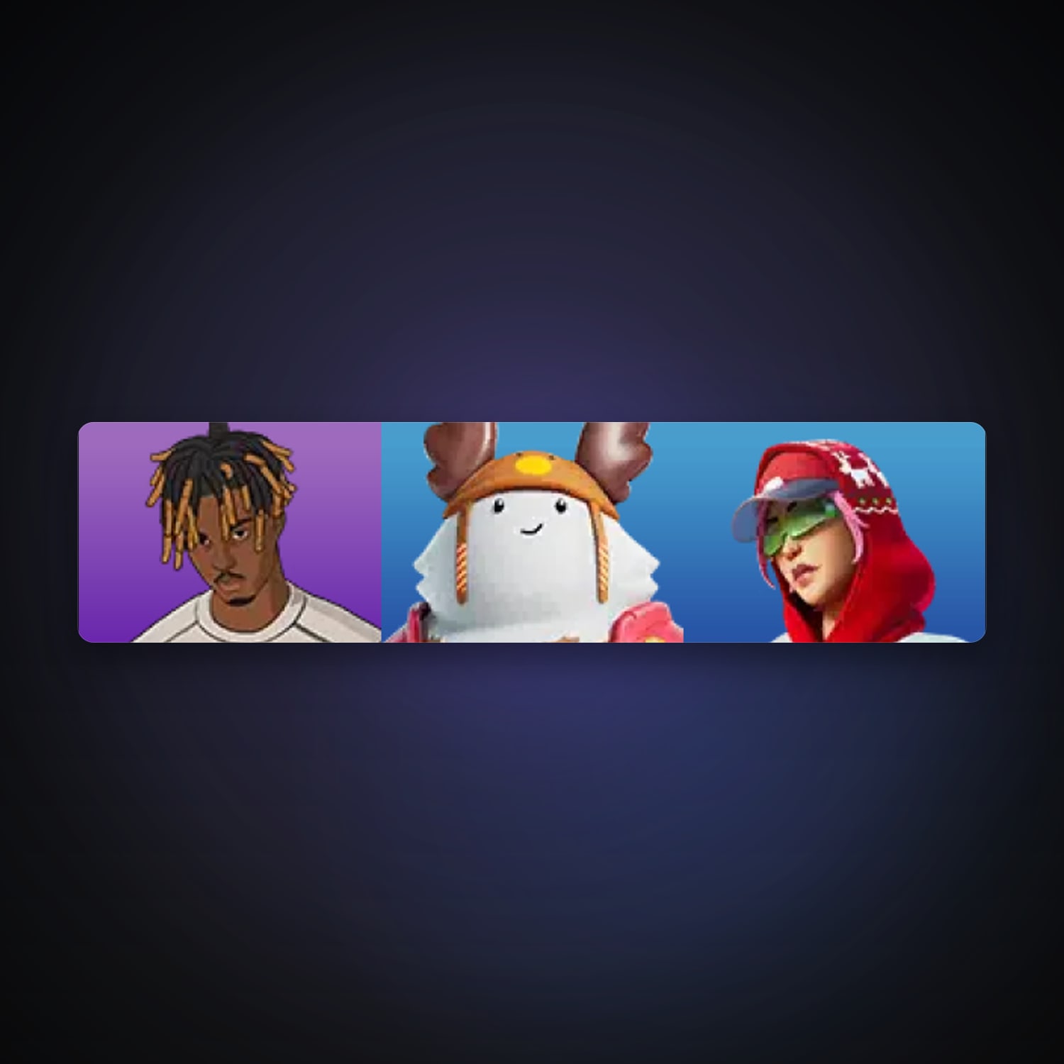 حساب فورتنايت Slayer Juice WRLD وSled Ready Guff، لوكر 3 سكن، لفل 13 — HabibiAccounts