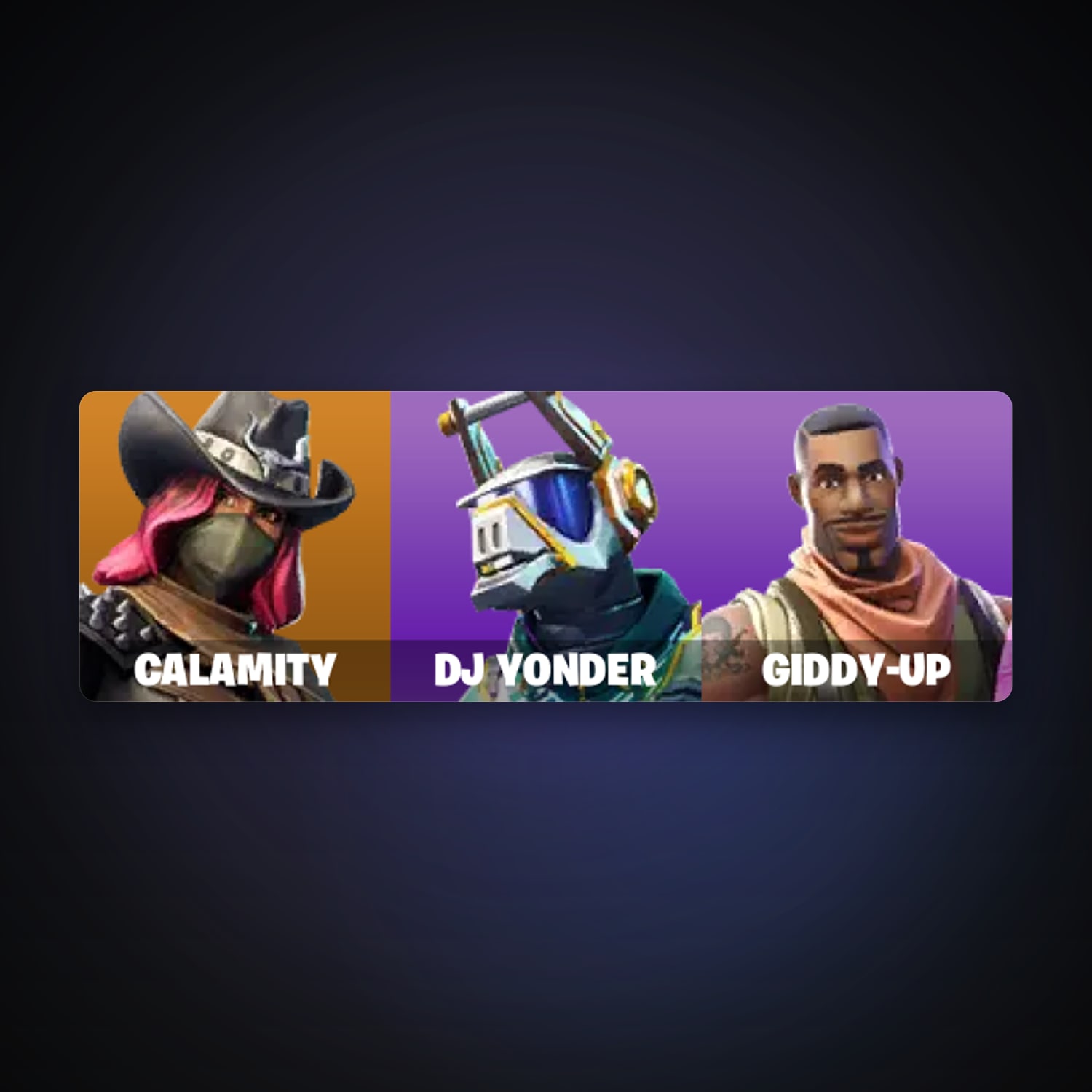 Fortnite account with Calamity & DJ Yonder — 3 skins — 150 V-Bucks — lvl 97 — HabibiAccounts