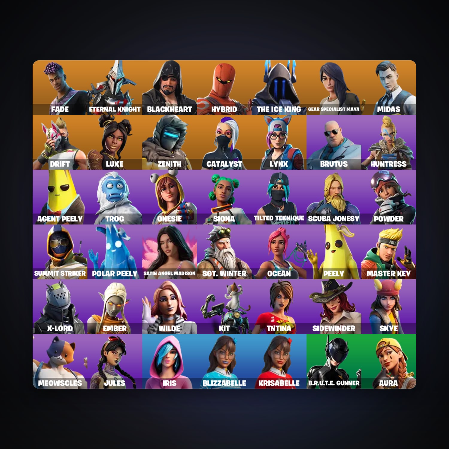 Fortnite account with Drift & Midas — 45 skins — lvl 1339 — HabibiAccounts