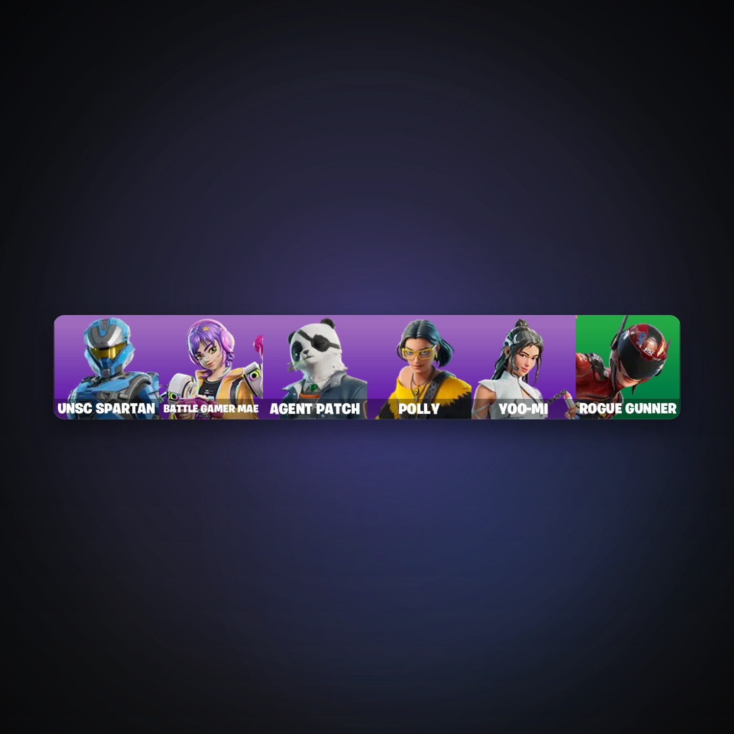 Fortnite account with UNSC Spartan & Battle Gamer Mae — 6 skins — lvl 134 — HabibiAccounts