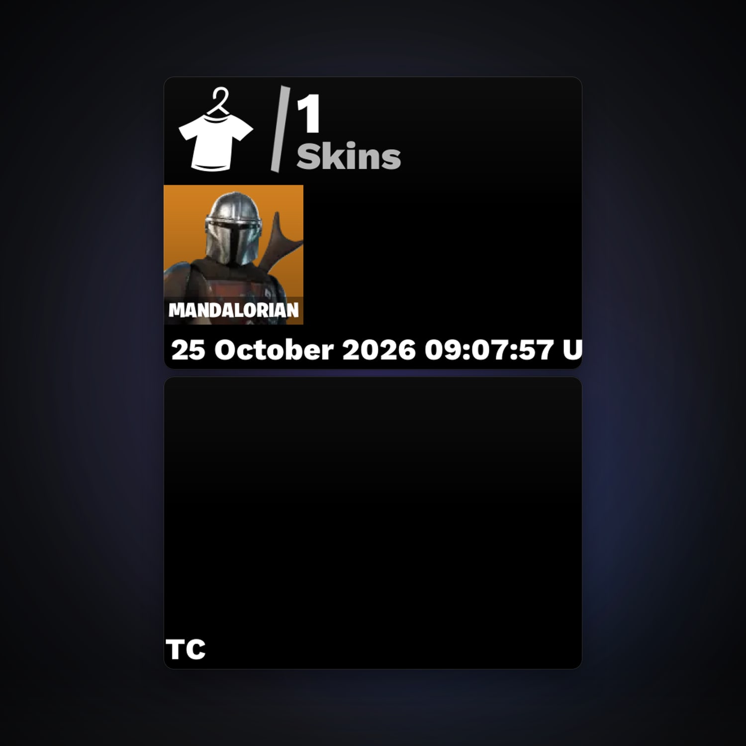 Fortnite account with Mandalorian — 1 skin — 350 V-Bucks — lvl 40 — HabibiAccounts
