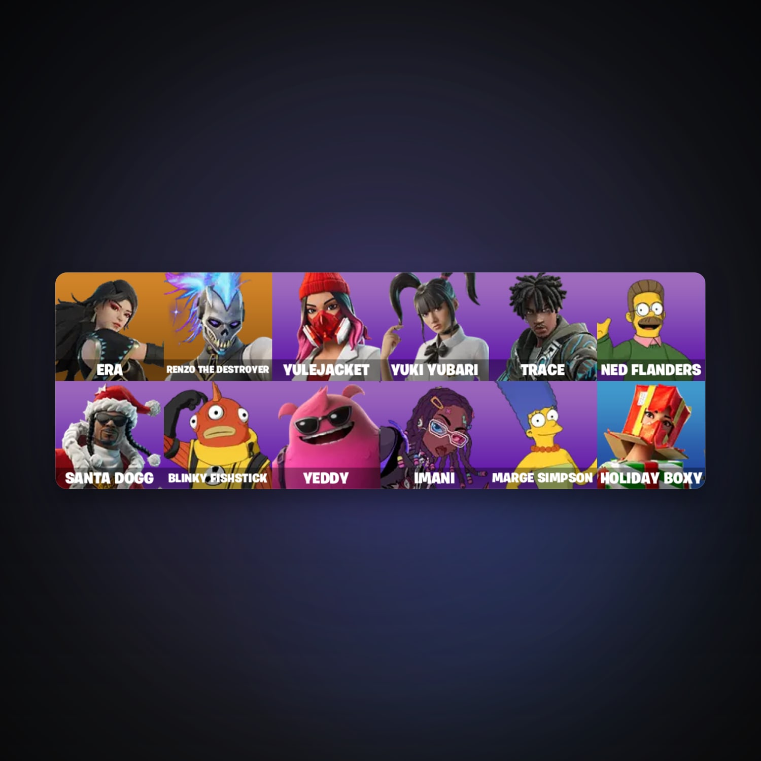Fortnite account with Era & Renzo the Destroyer — 13 skins — 550 V-Bucks — lvl 434 — HabibiAccounts