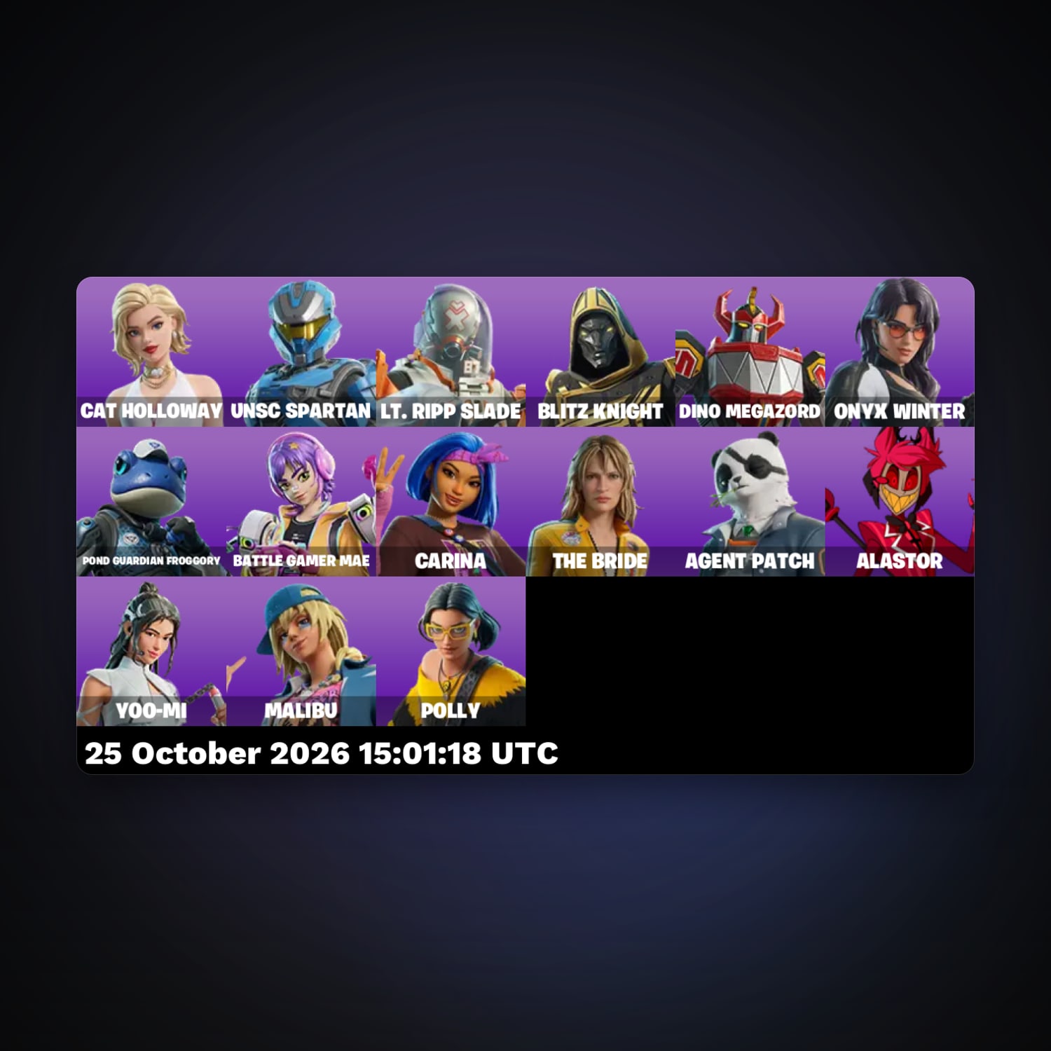 Fortnite account with UNSC Spartan & Cat Holloway — 15 skins — 600 V-Bucks — lvl 319 — HabibiAccounts