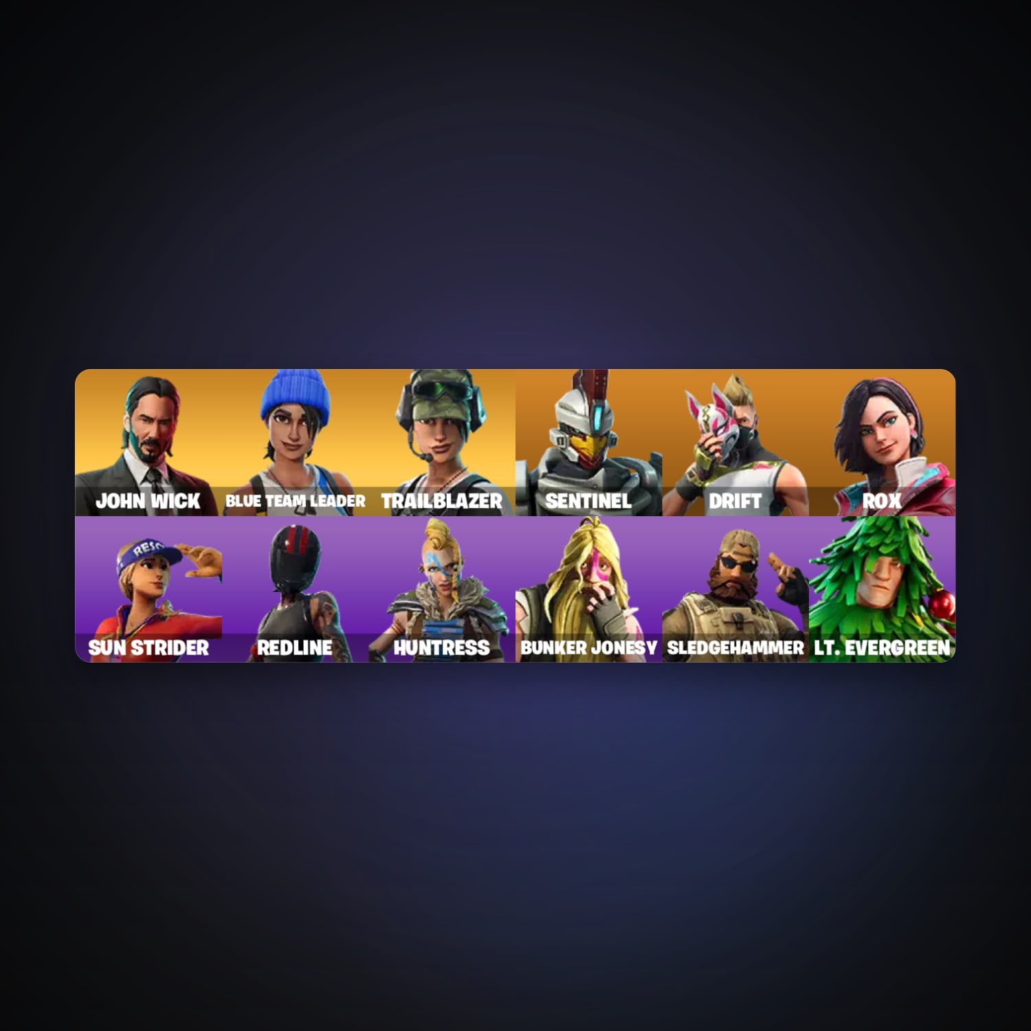 Fortnite account with Drift & Sentinel — 13 skins — 200 V-Bucks — lvl 163 — HabibiAccounts