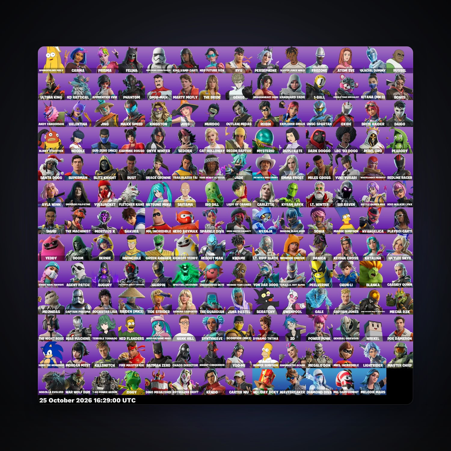 Fortnite account with First Order Stormtrooper & King Vamp Carti — 181 skins — 1.9K V-Bucks — lvl 1921 — HabibiAccounts