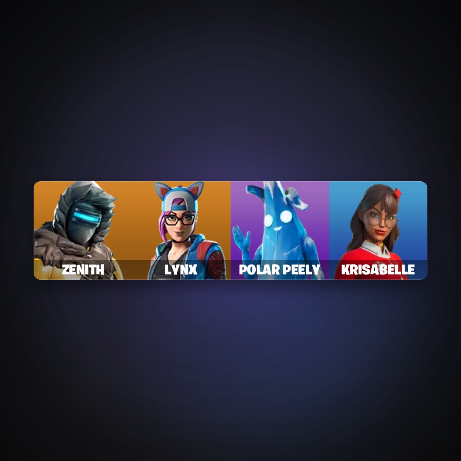 Fortnite account with Zenith & Lynx — 4 skins — 300 V-Bucks — lvl 250 — HabibiAccounts