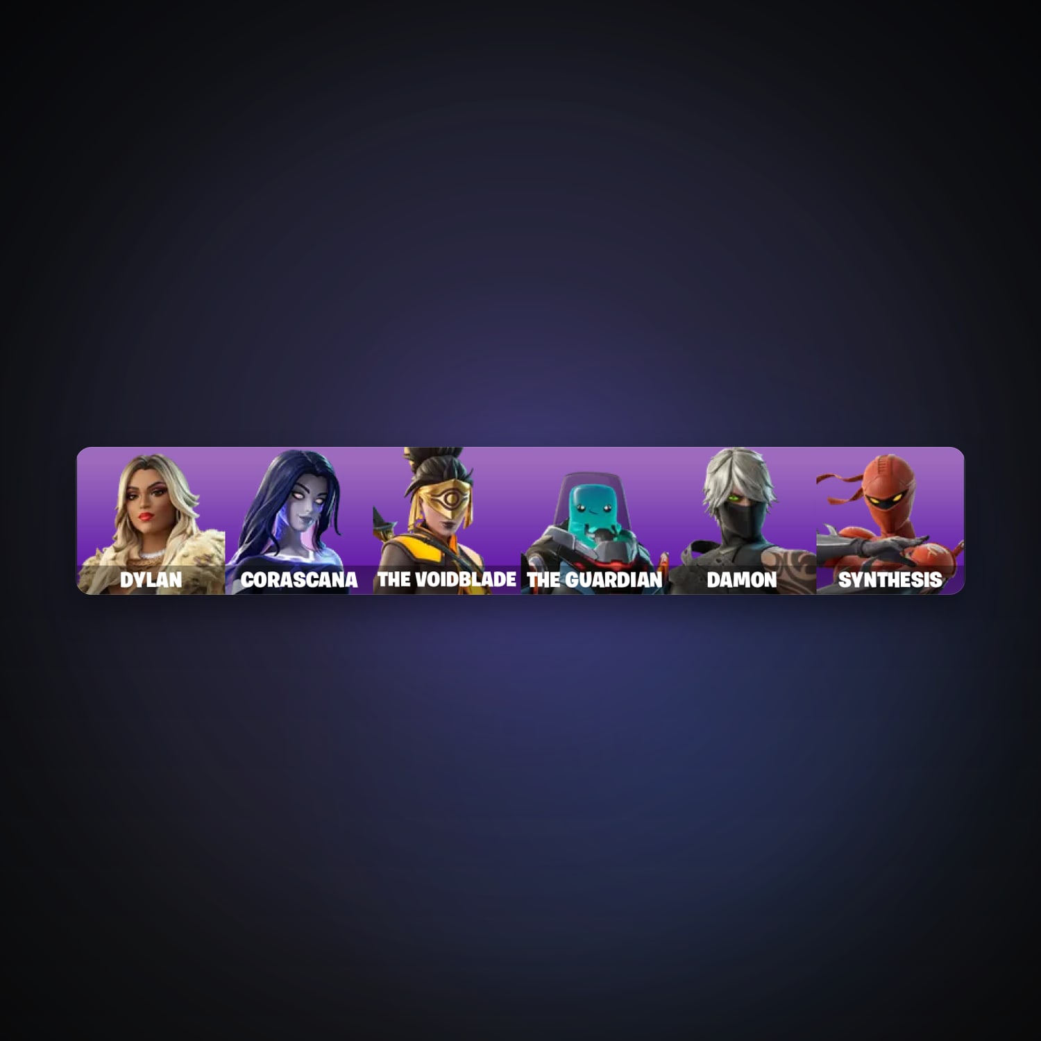 Fortnite account with Dylan & Corascana — 8 skins — 200 V-Bucks — lvl 8 — HabibiAccounts