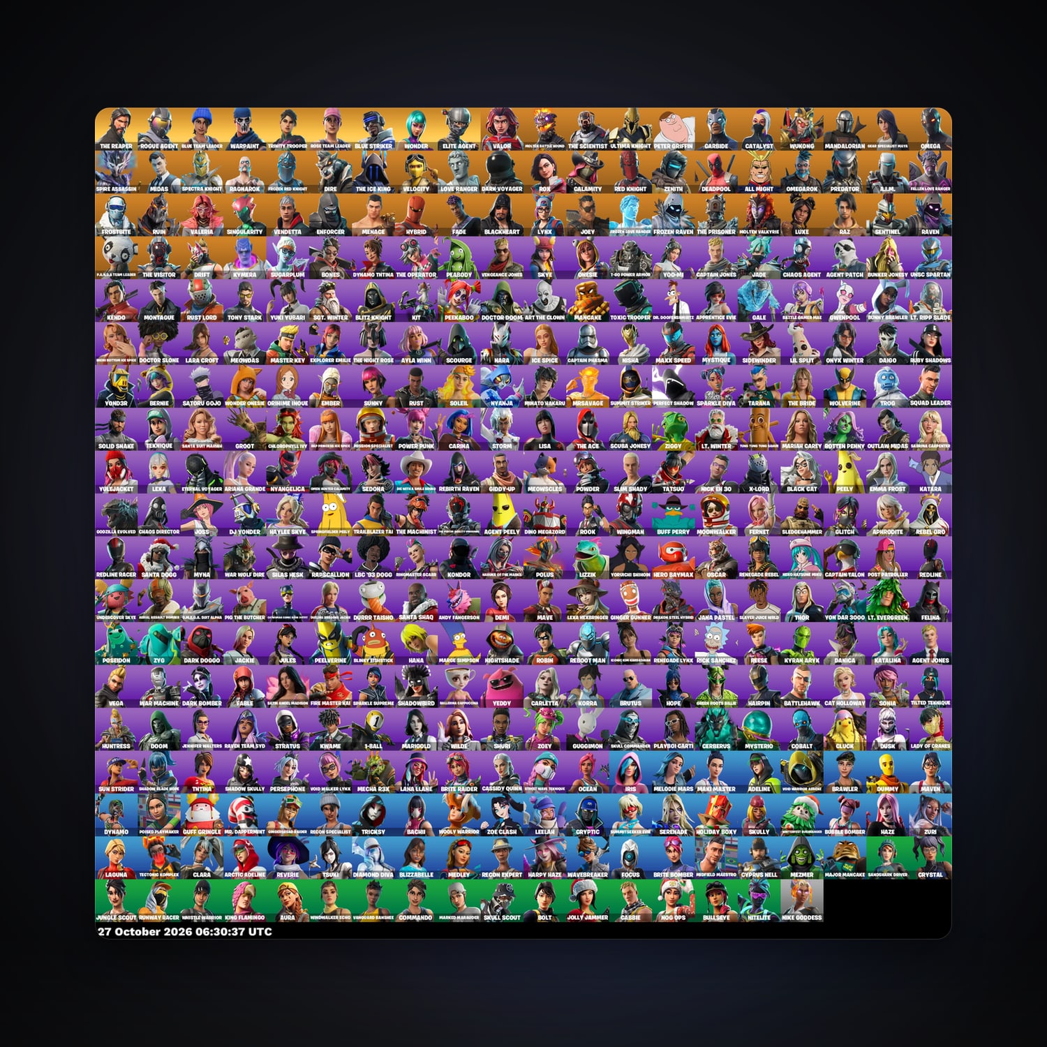 Fortnite account with Omega & Carbide — 377 skins — 1.6K V-Bucks — lvl 3759 — HabibiAccounts