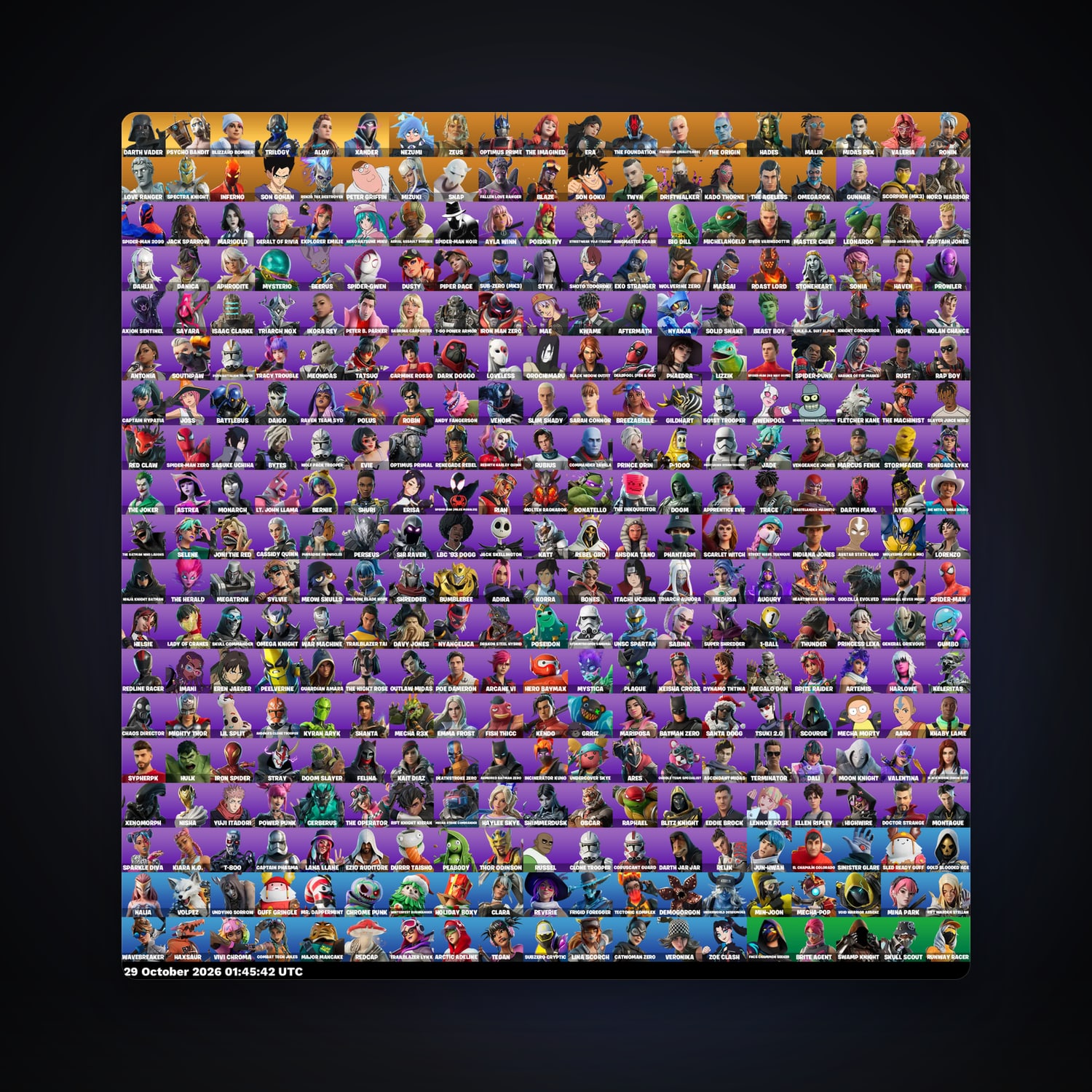 Fortnite account with Nezumi & Zeus — 361 skins — 1.3K V-Bucks — lvl 2597 — HabibiAccounts