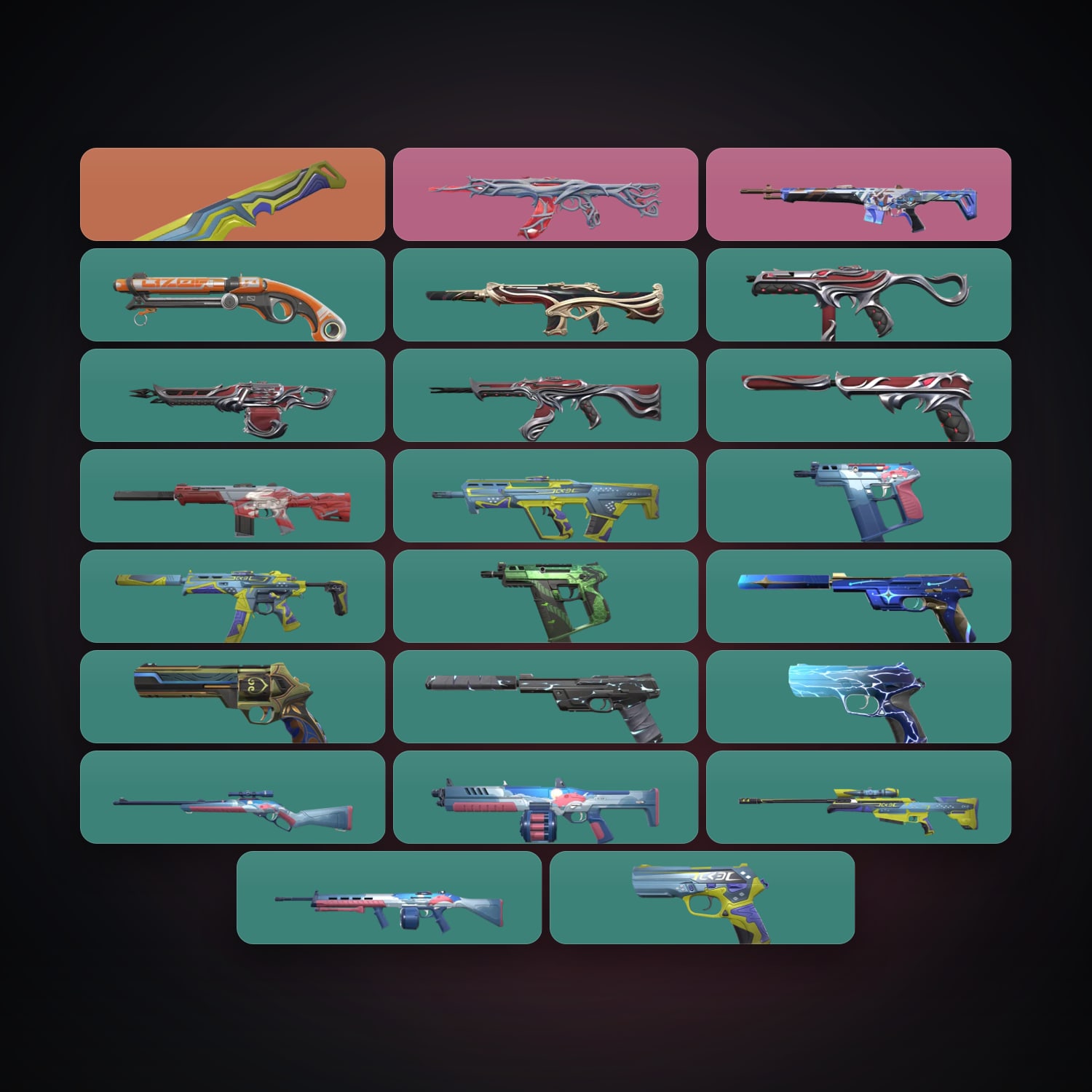 EU Silver 1 locker — 1 knives, 23 skins, lvl 96 — HabibiAccounts