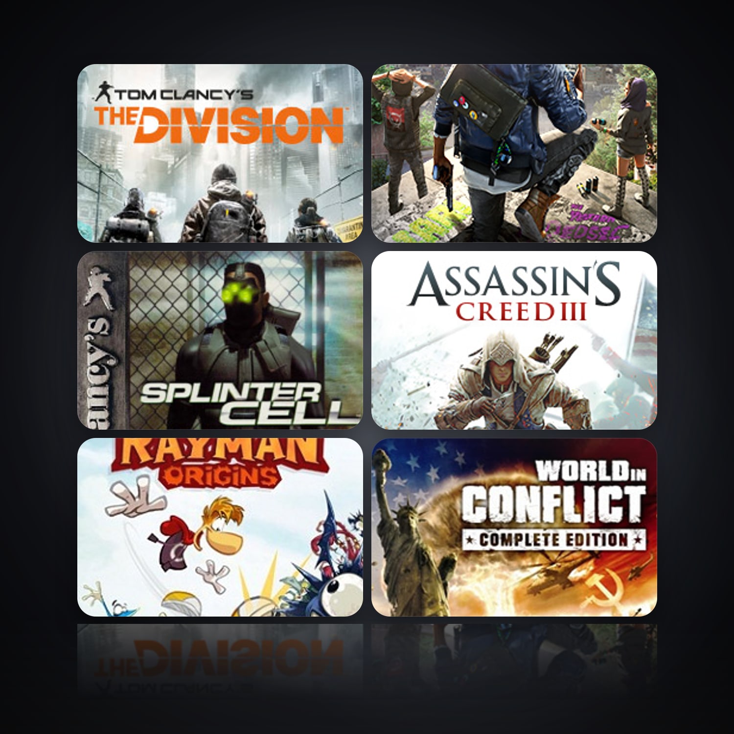 Tom Clancy's The Division & WATCH_DOGS 2 | 10 Games — HabibiAccounts