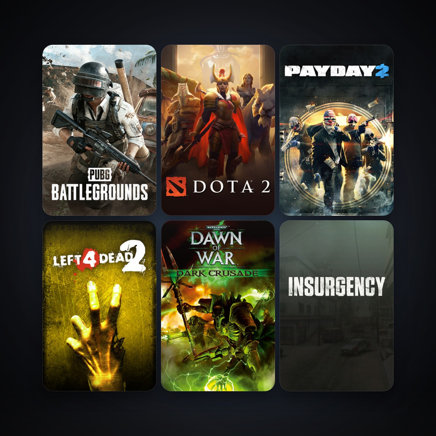 Left 4 Dead 2 + Dota 2, 58 games, Steam 10, clean — HabibiAccounts