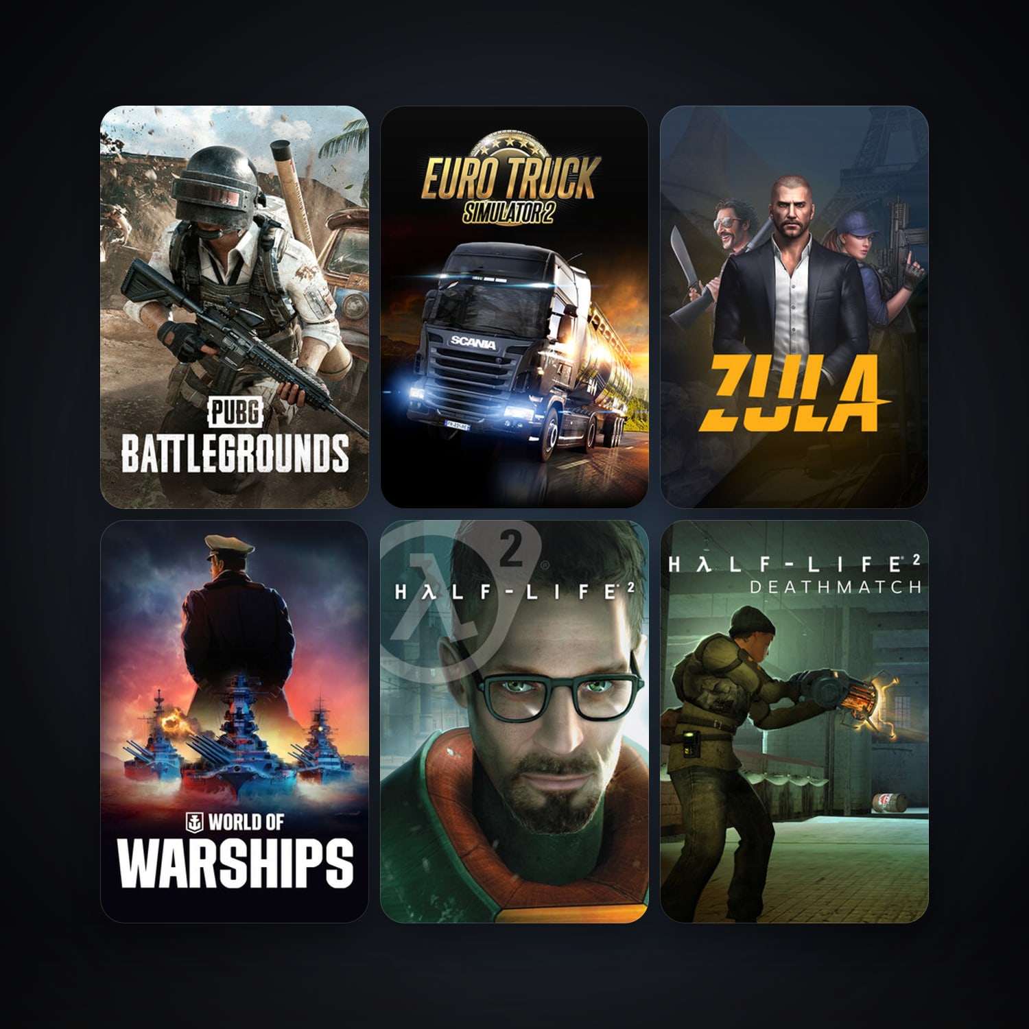 Half-Life 2 + Half-Life 2: Deathmatch, 32 games, clean — HabibiAccounts