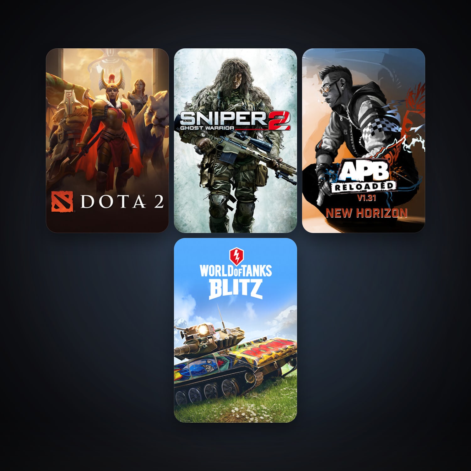 Dota 2 + Sniper: Ghost Warrior, 17 games, clean — HabibiAccounts