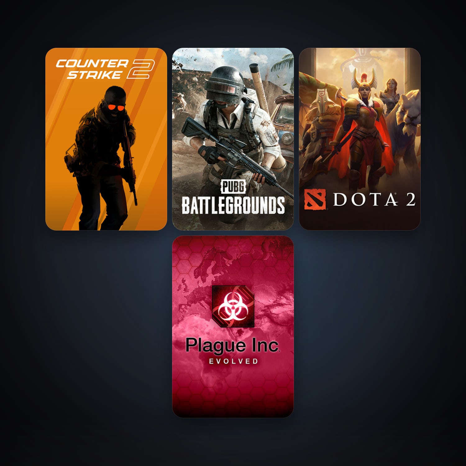 Dota 2 + CS2 Prime, 5 games, clean — HabibiAccounts