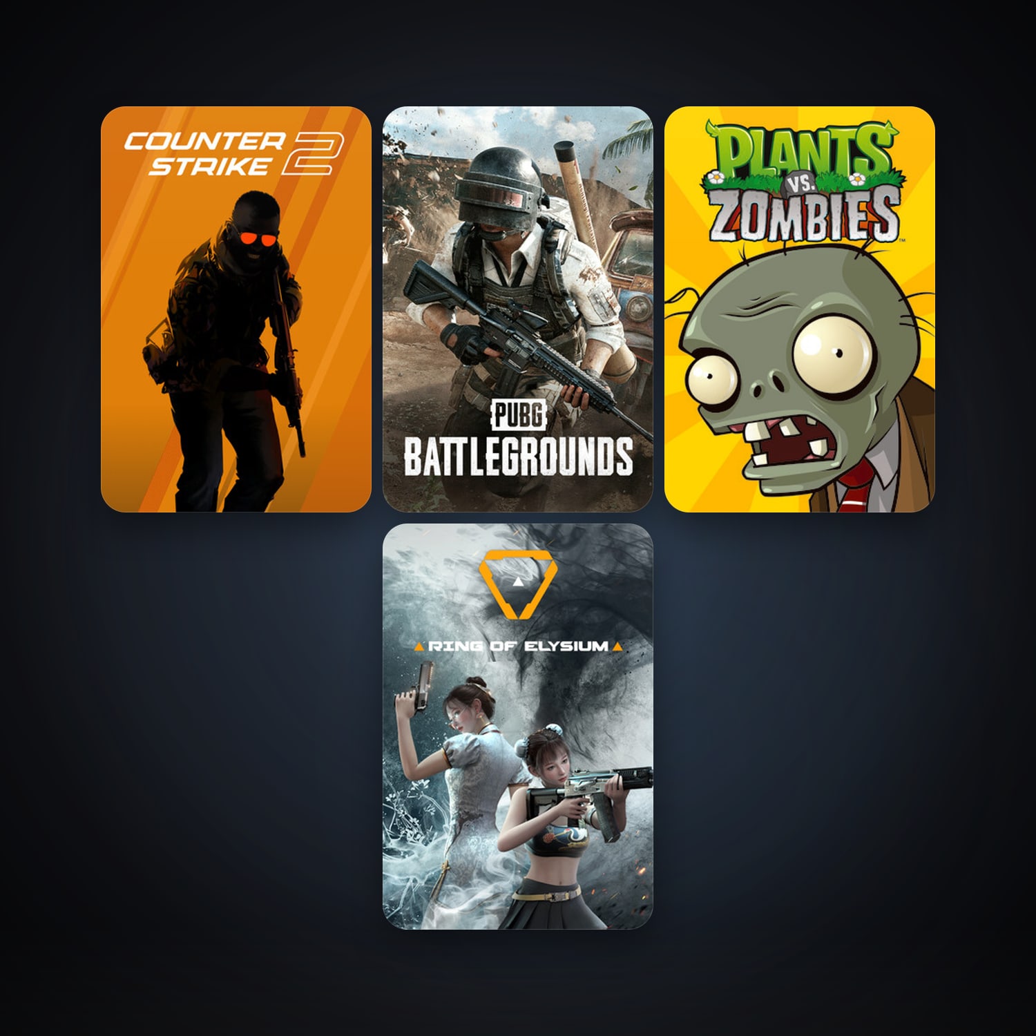 CS2 Prime + Plants vs. Zombies GOTY Edition, 7 games, clean — HabibiAccounts