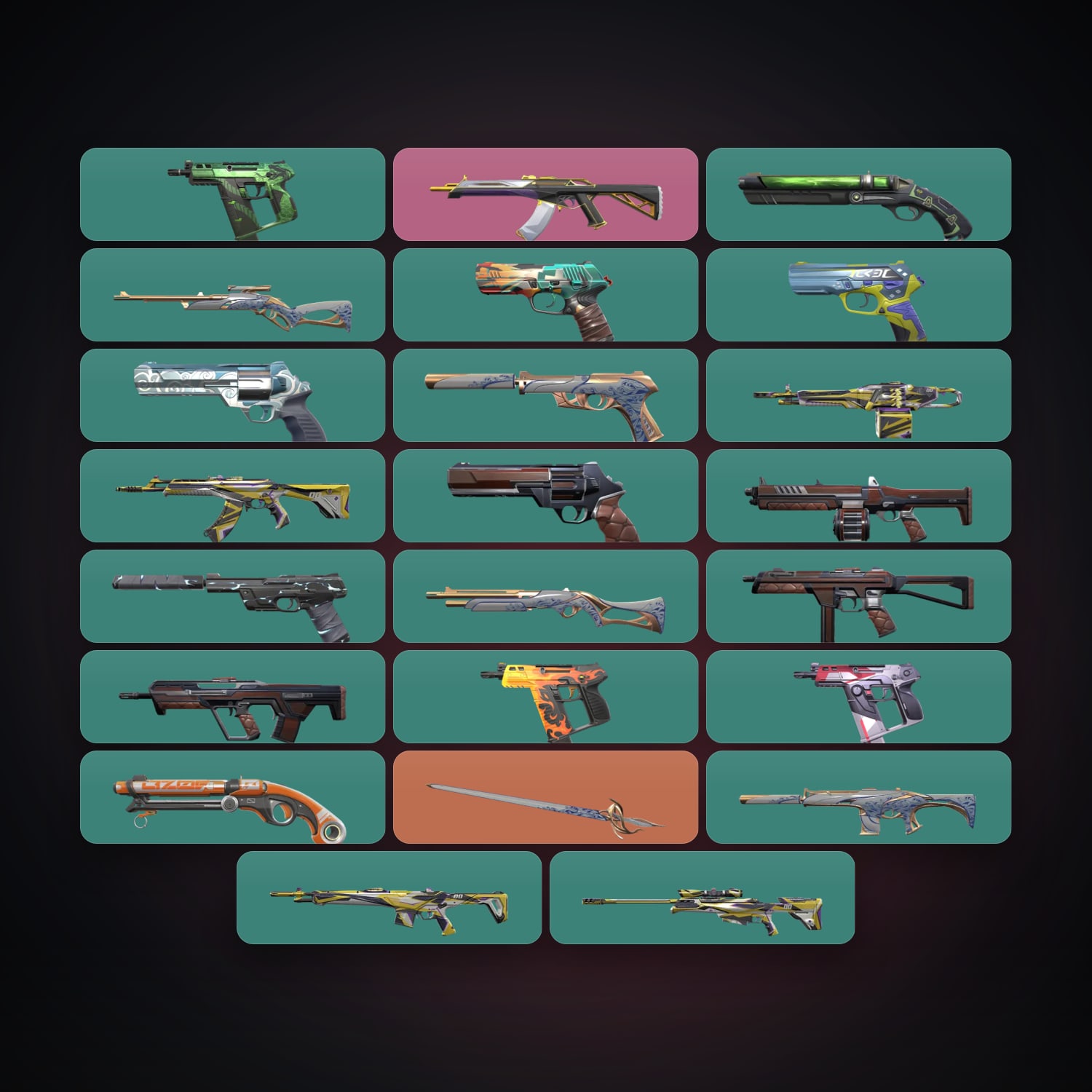 EU Silver 1 locker — 1 knives, 23 skins, lvl 123 — HabibiAccounts