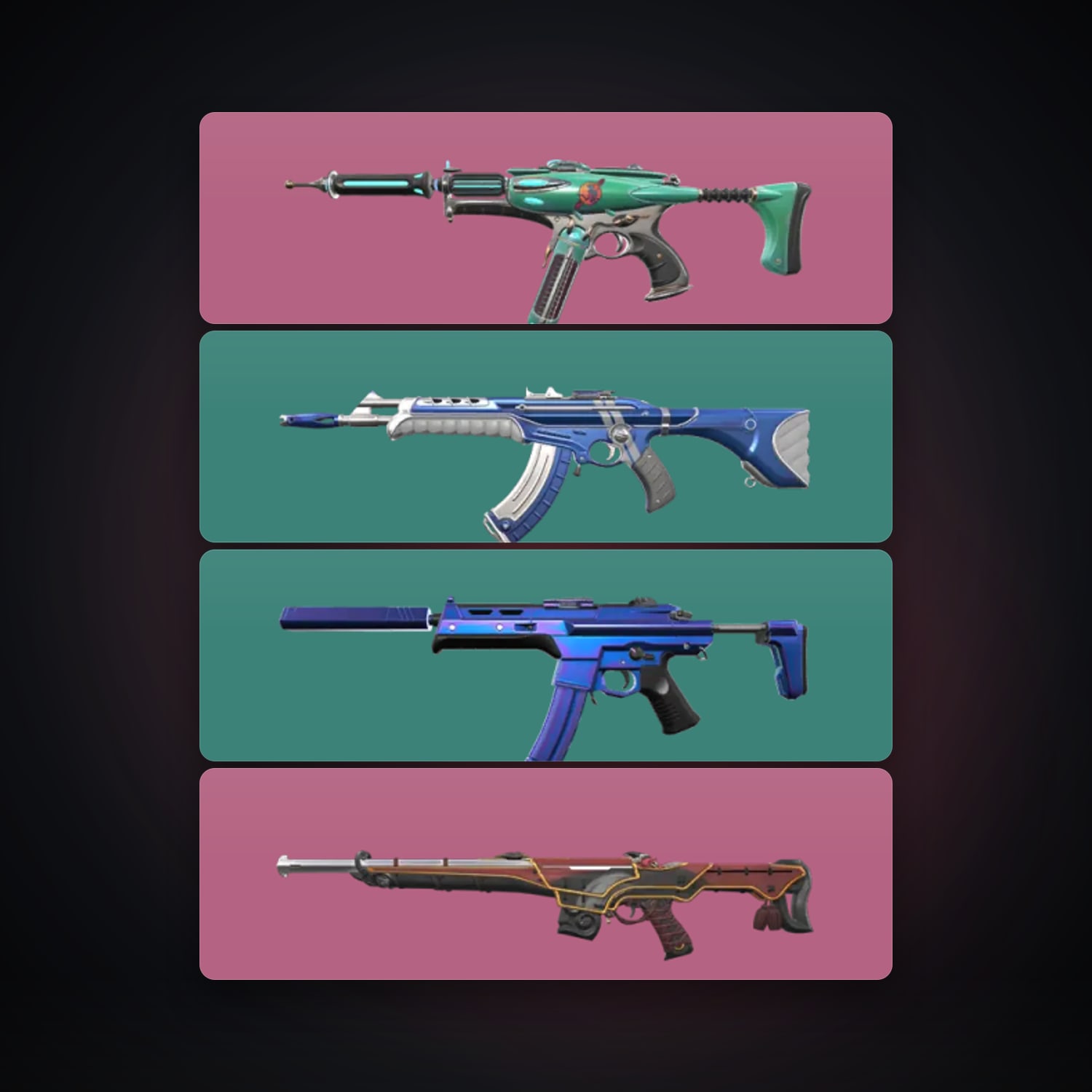 LA locker — 4 skins, lvl 16 — HabibiAccounts