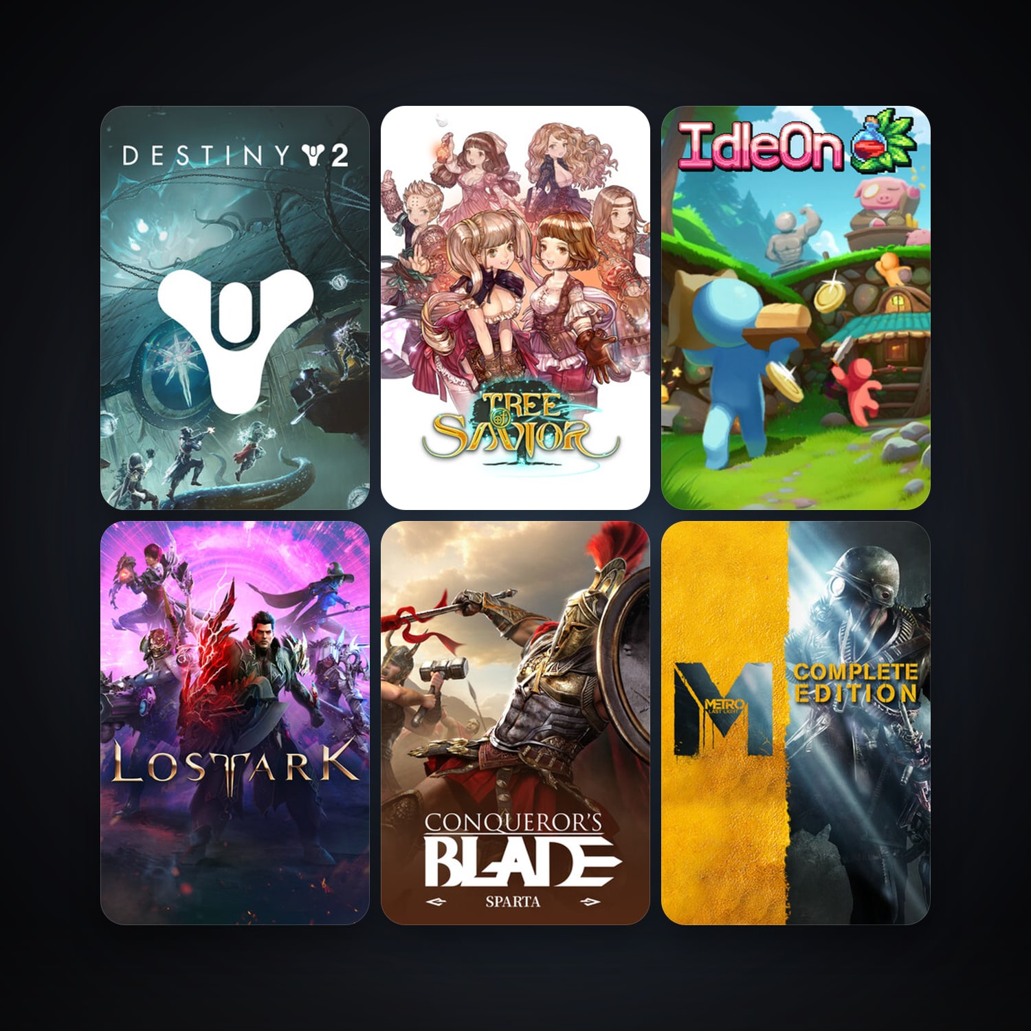 Metro: Last Light + Tree of Savior, 15 games, clean — HabibiAccounts