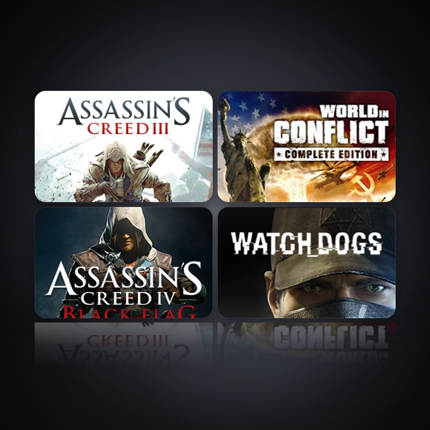 Assassin's Creed III & World In Conflict | 5 Games — HabibiAccounts
