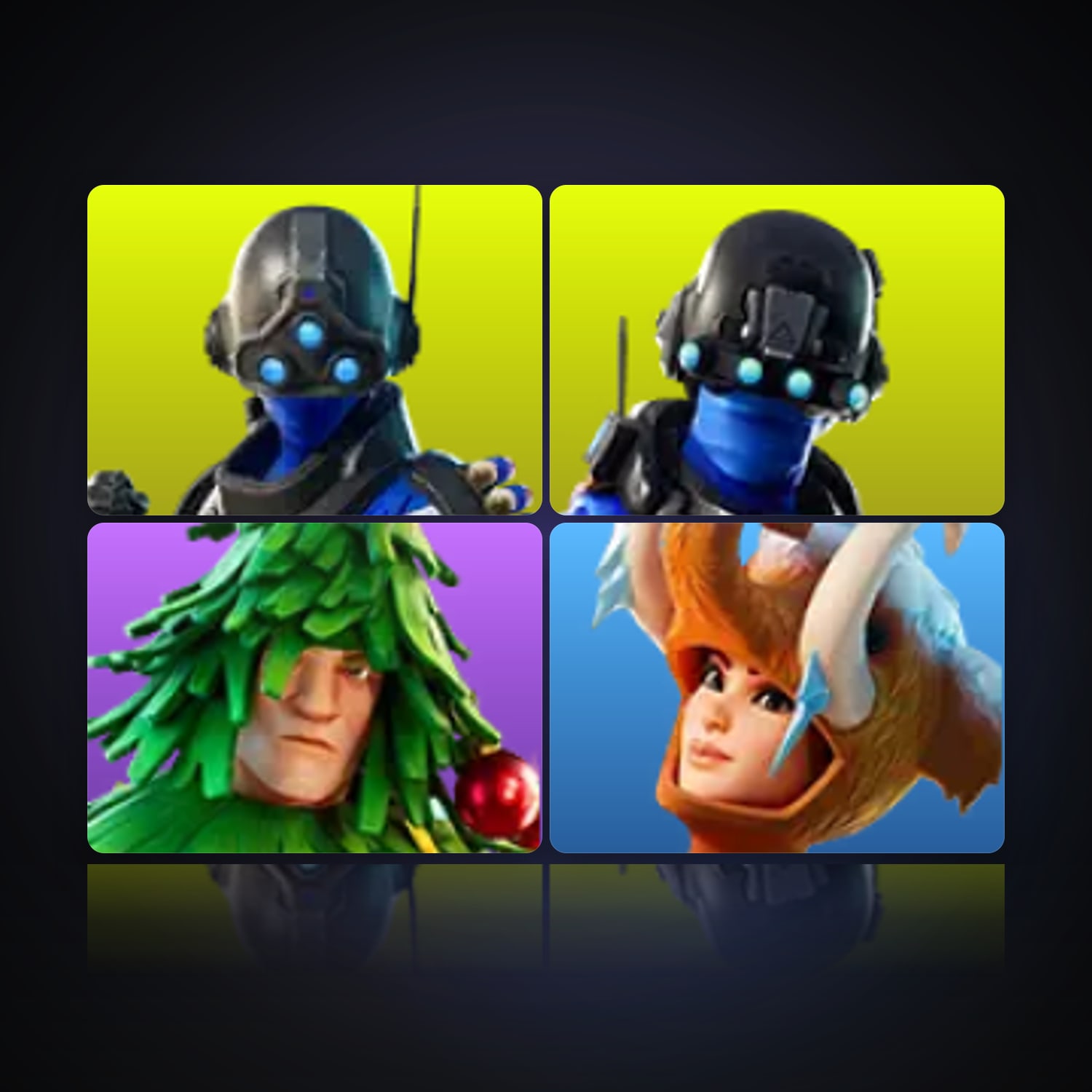 Fortnite | 4 Skins | 100 V-Bucks | Level 83 — HabibiAccounts