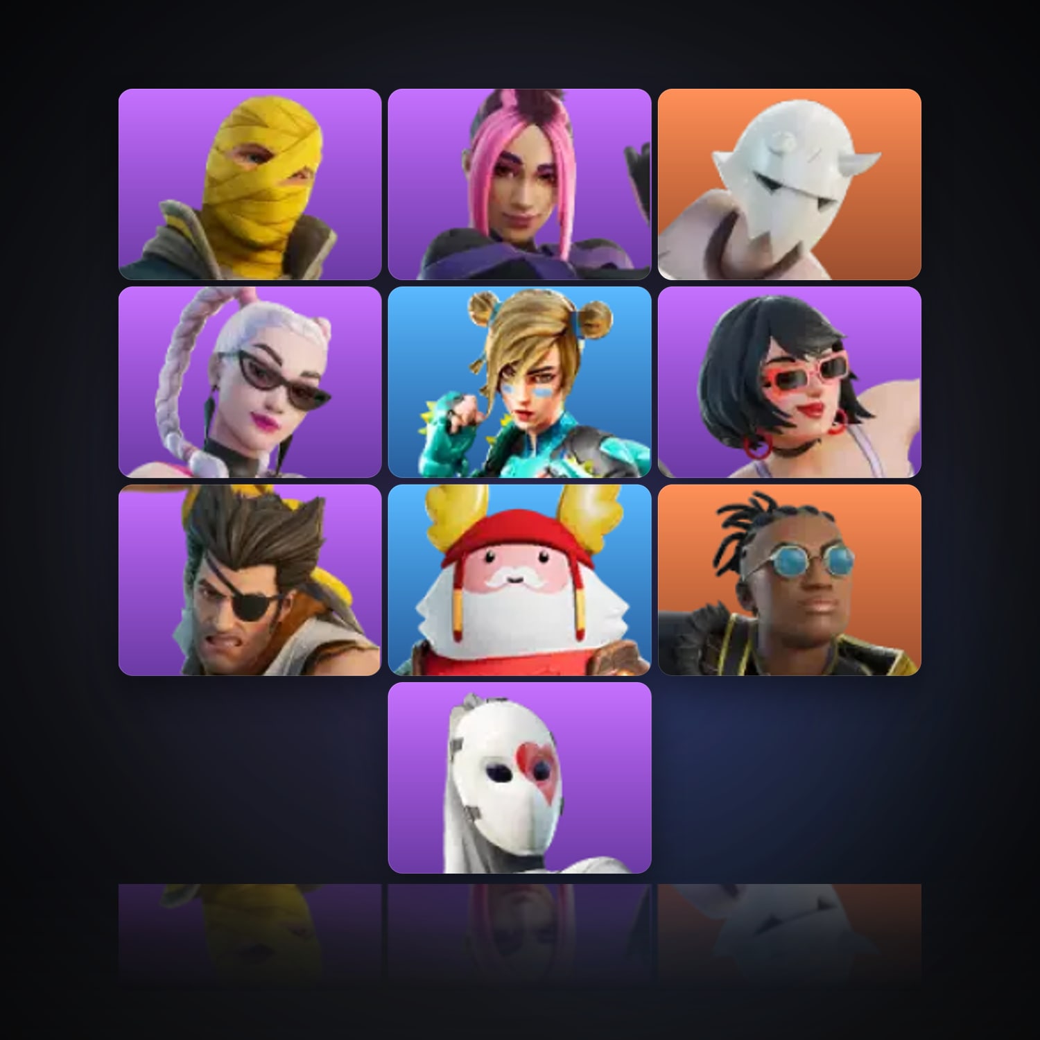 Fortnite | 10 Skins | 300 V-Bucks | Level 174 | 15 Wins — HabibiAccounts