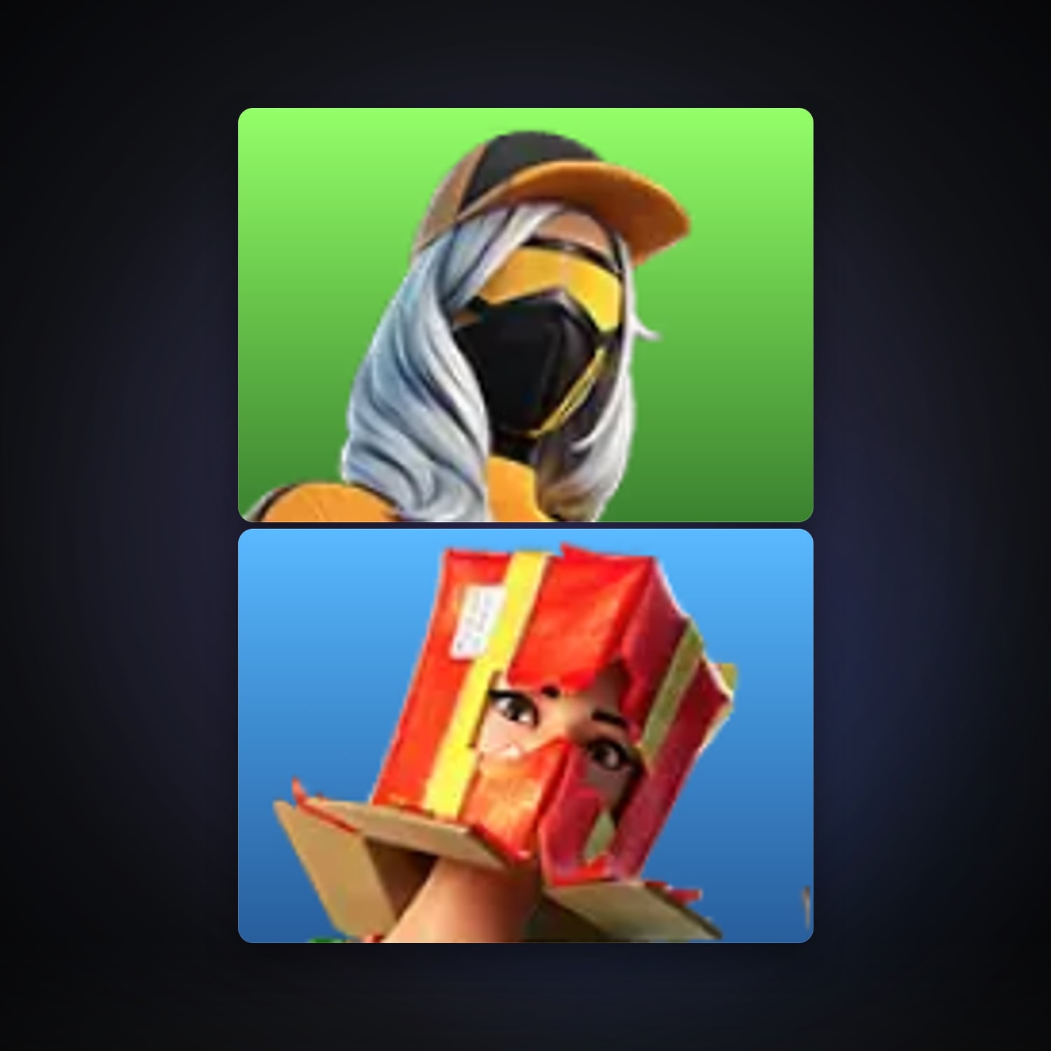 Fortnite locker — 2 skins — 200 V-Bucks — lvl 83 — HabibiAccounts