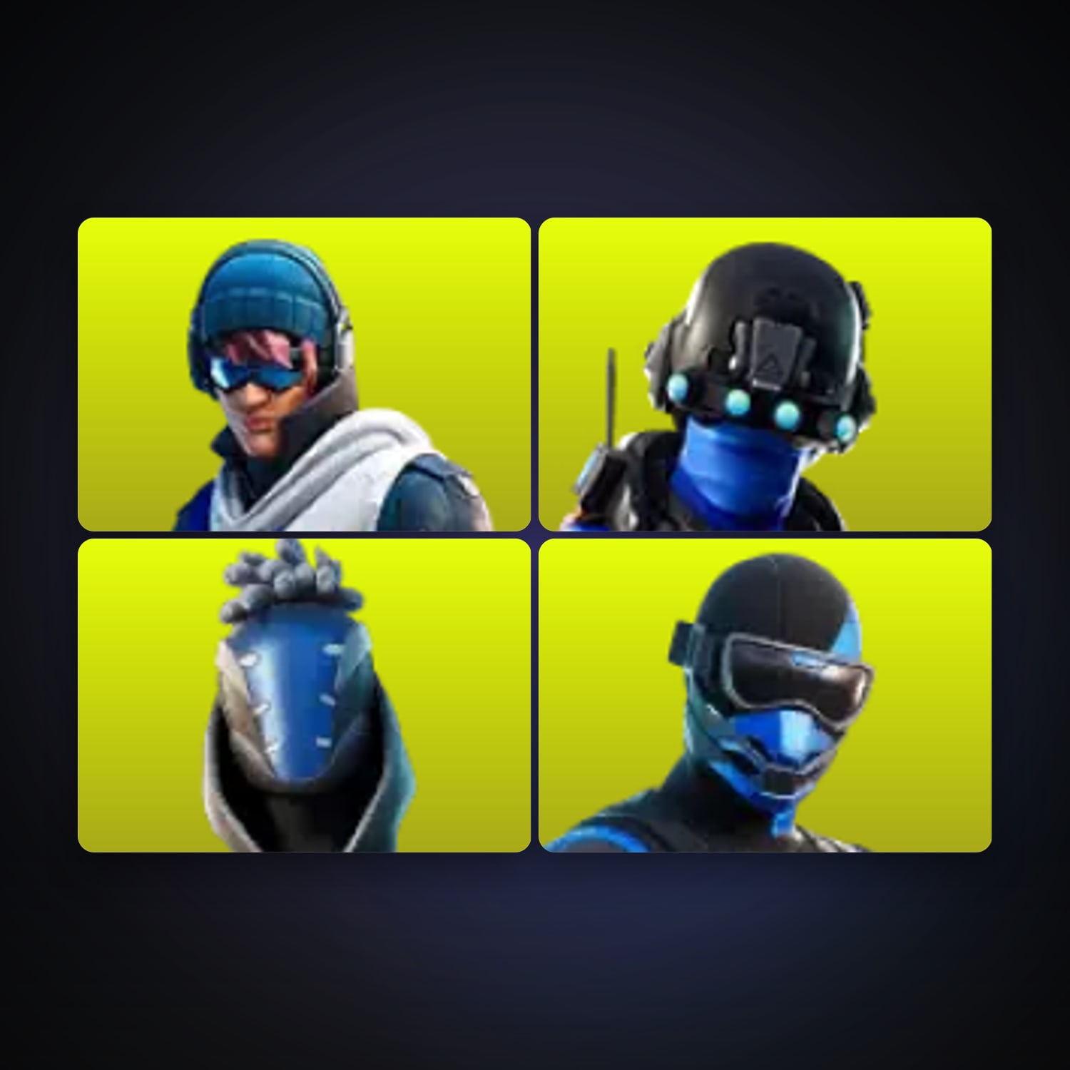 Fortnite locker — 4 skins — 100 V-Bucks — lvl 29 — HabibiAccounts